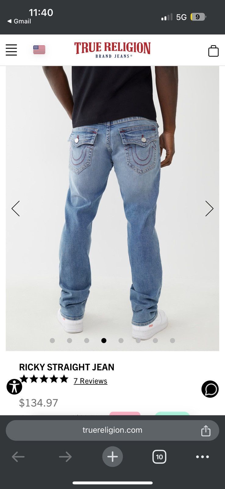 Fashion ricky straight jean