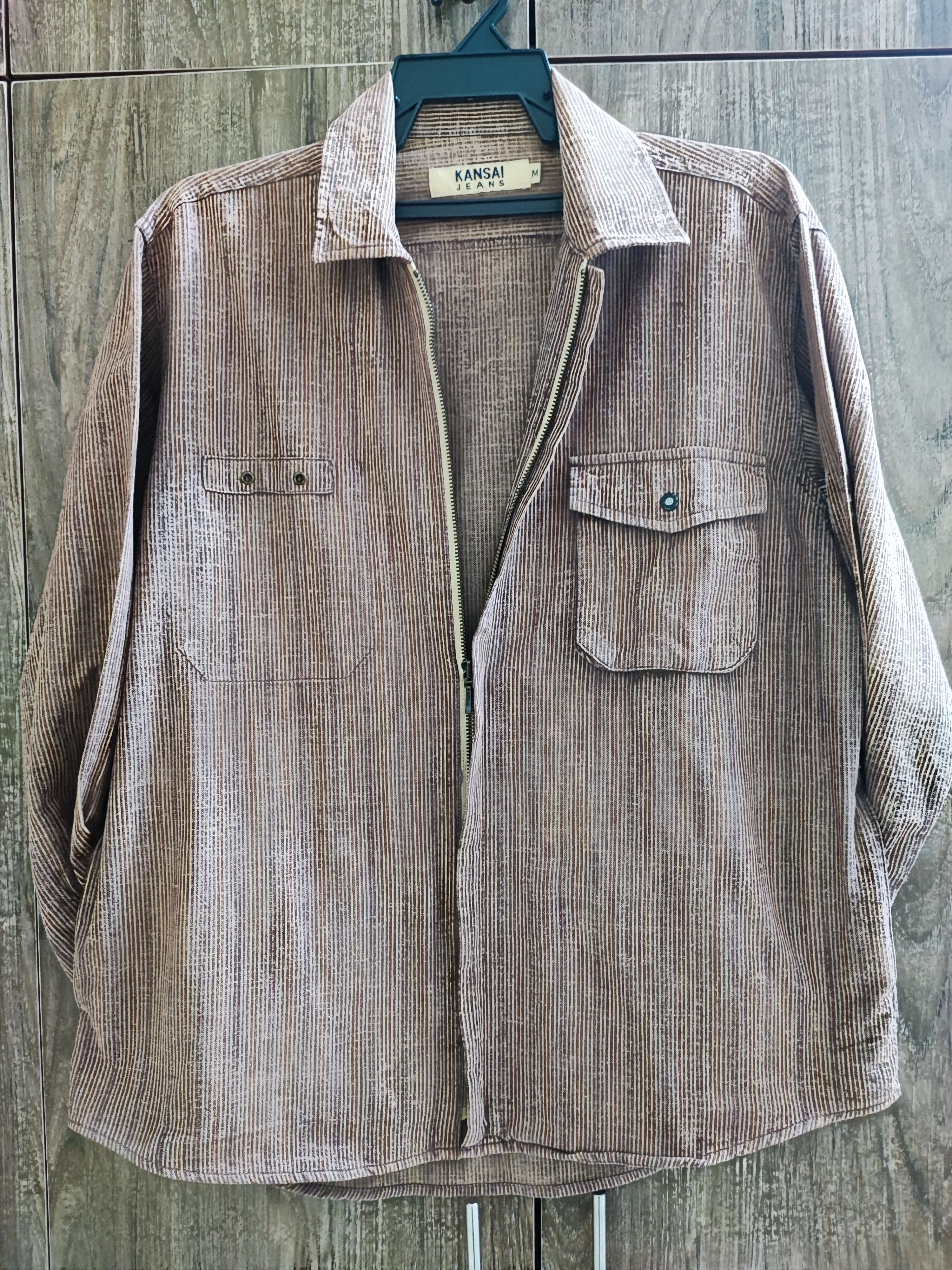 Kansai Yamamoto Rare design Kansai jeans Zipper Shirt by Kansai Yamamoto Size US M / EU 48-50 / 2 - 4 Thumbnail