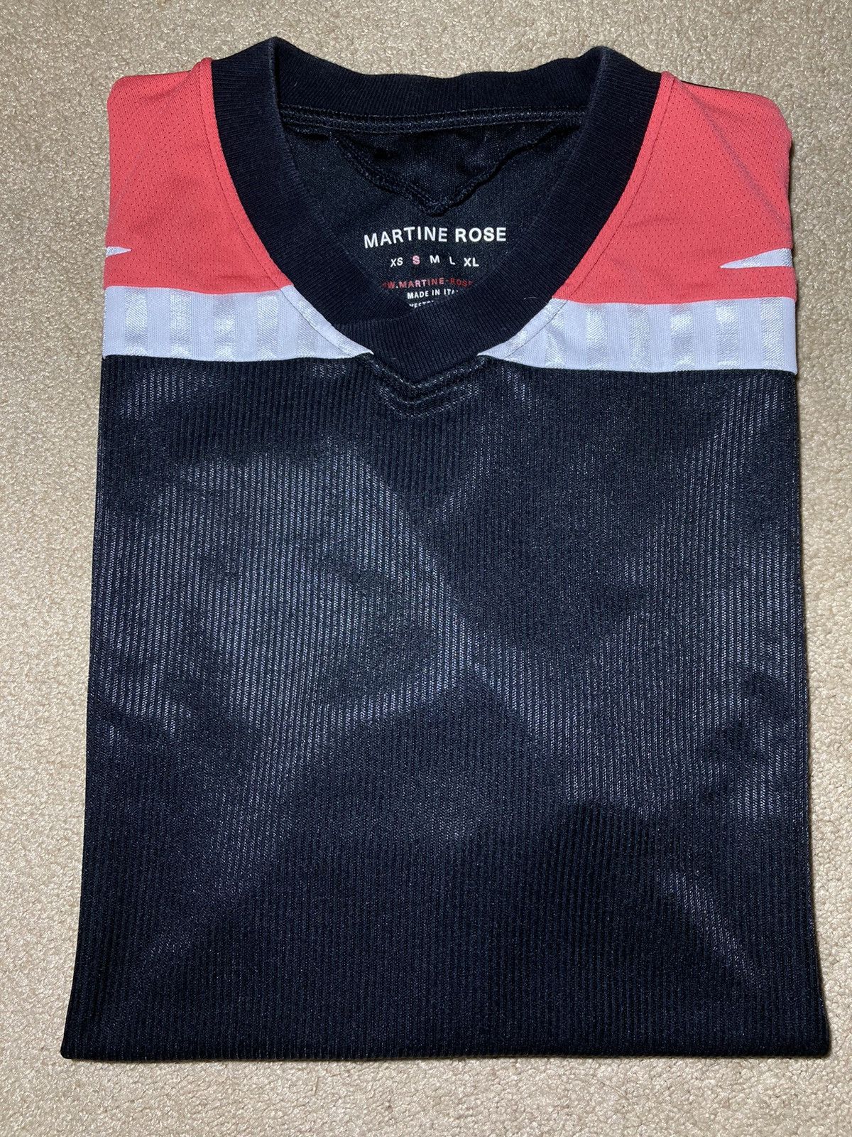 Martine Rose SS20 Martine Rose 2 Way Football Top Soccer Shirt 2020 Size US S / EU 44-46 / 1 - 1 Thumbnail