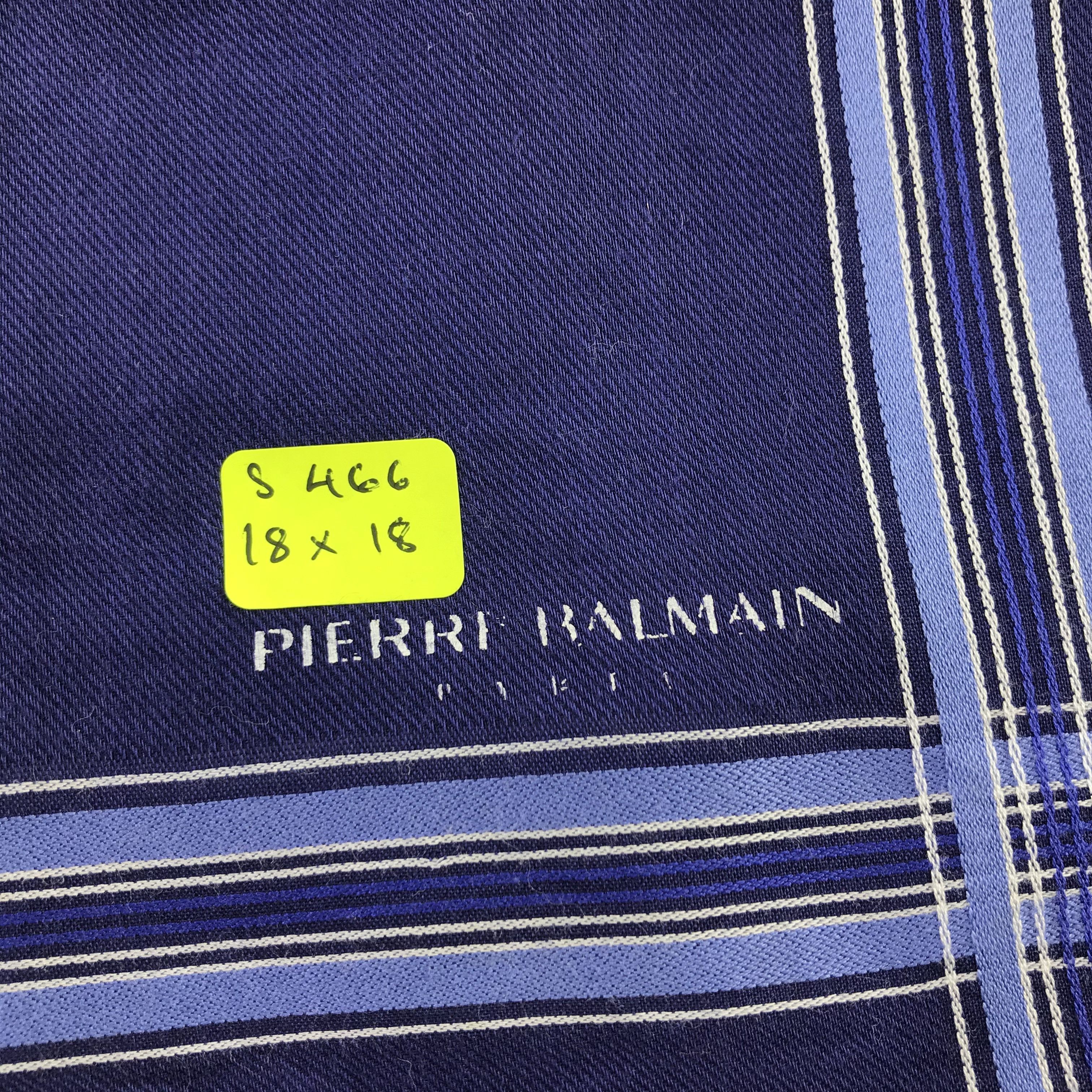 Pierre Balmain × Vintage Pierre Balmain Bandana / Handkerchief / Neckerchief - S466 Size ONE SIZE - 5 Thumbnail