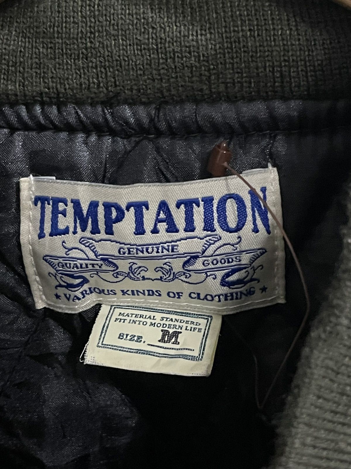 Japanese Brand Vintage Temptation Bomber Wool Jacket Size US M / EU 48-50 / 2 - 10 Thumbnail