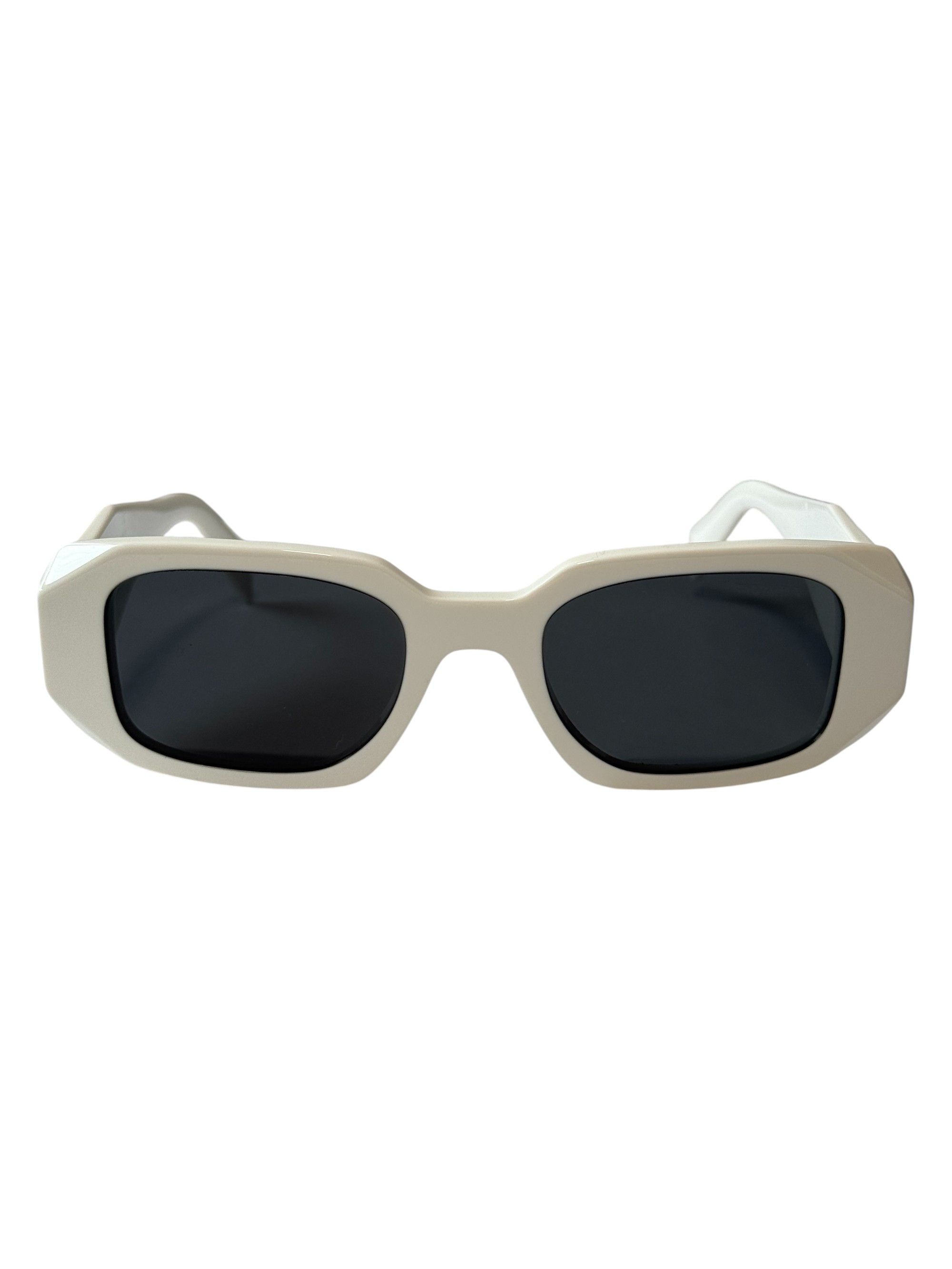 Prada Prada Acetate Symbole Sunglasses SPR 17W White Size ONE SIZE - 4 Thumbnail