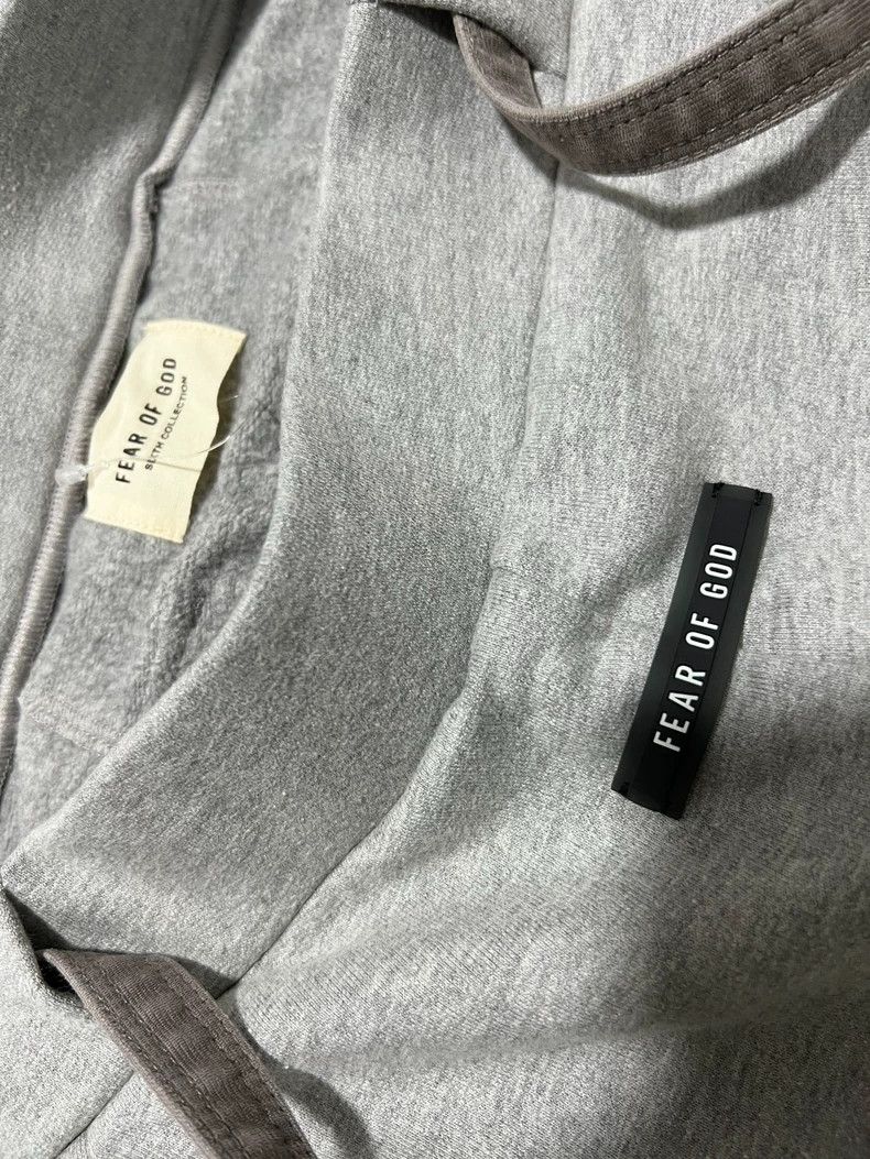 Fear of God Fear of God Gray drawstring sweatpants shorts Size US 36 / EU 52 - 4 Thumbnail