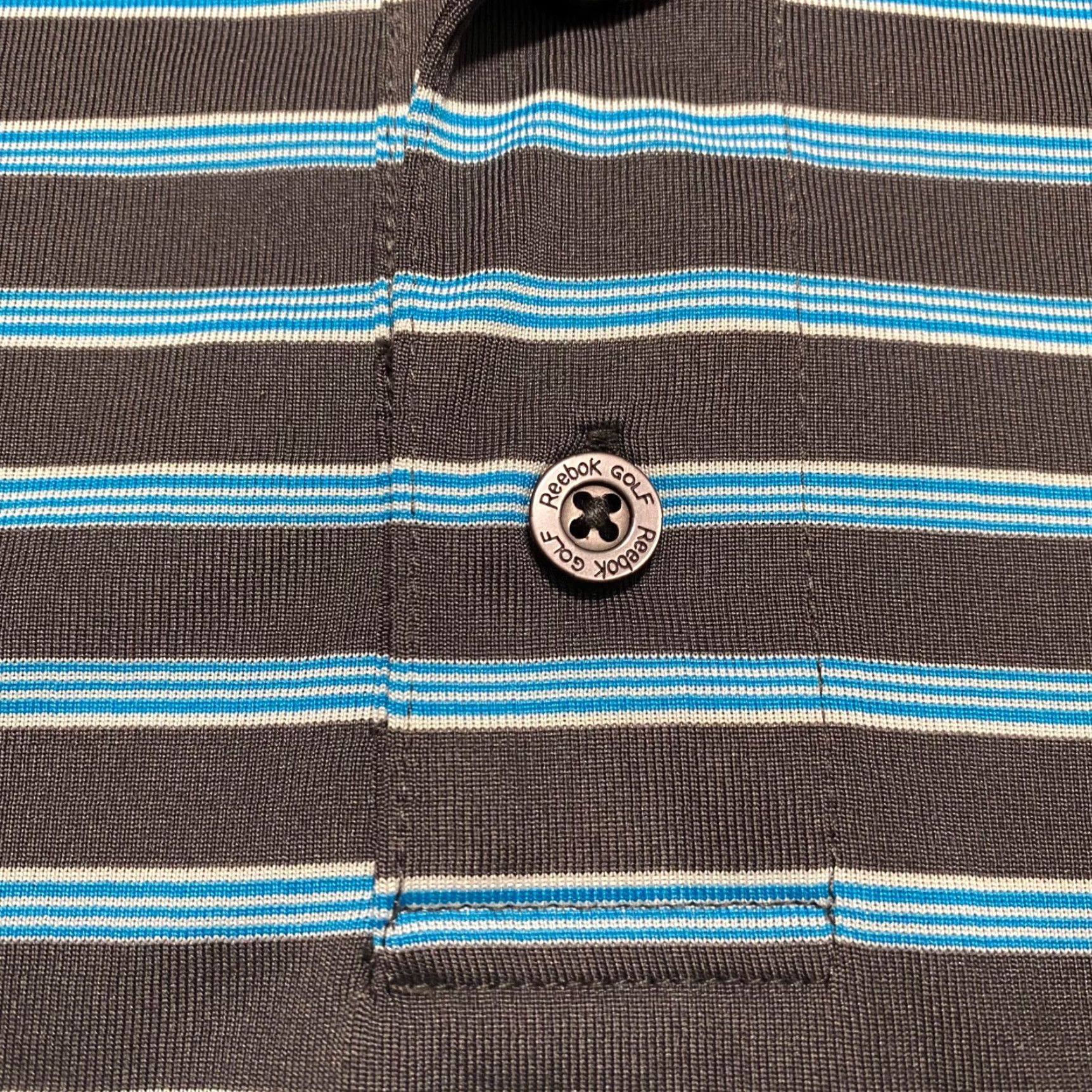 Reebok Reebok Mens 2XL Shirt Gray Striped Polo Golf Short Sleeve Outdoor Athletic Size US XXL / EU 58 / 5 - 4 Thumbnail