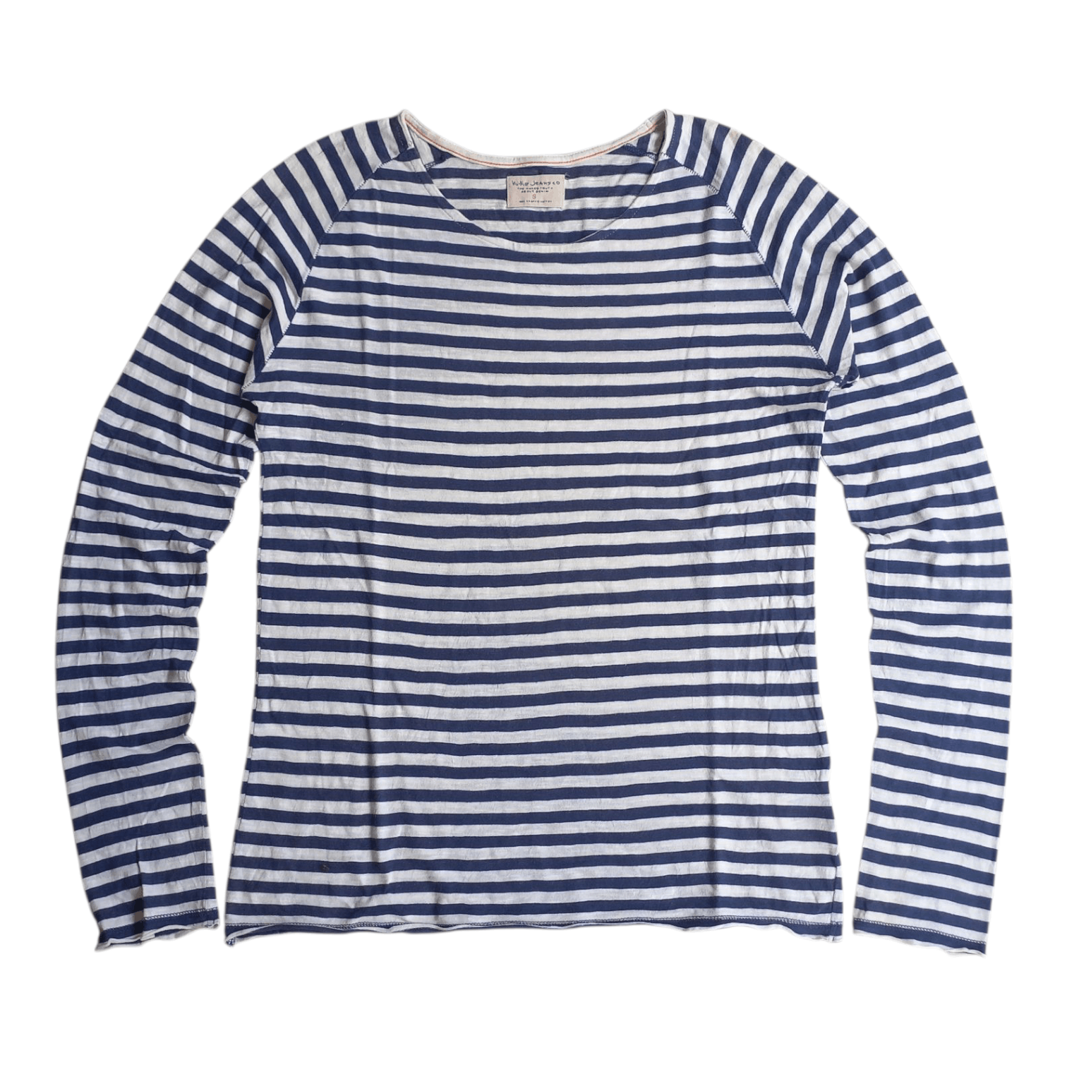 Nudie Jeans Nudie Jeans - Otto Breton Stripe Long Sleeve Tshirt Size US S / EU 44-46 / 1 - 1 Thumbnail