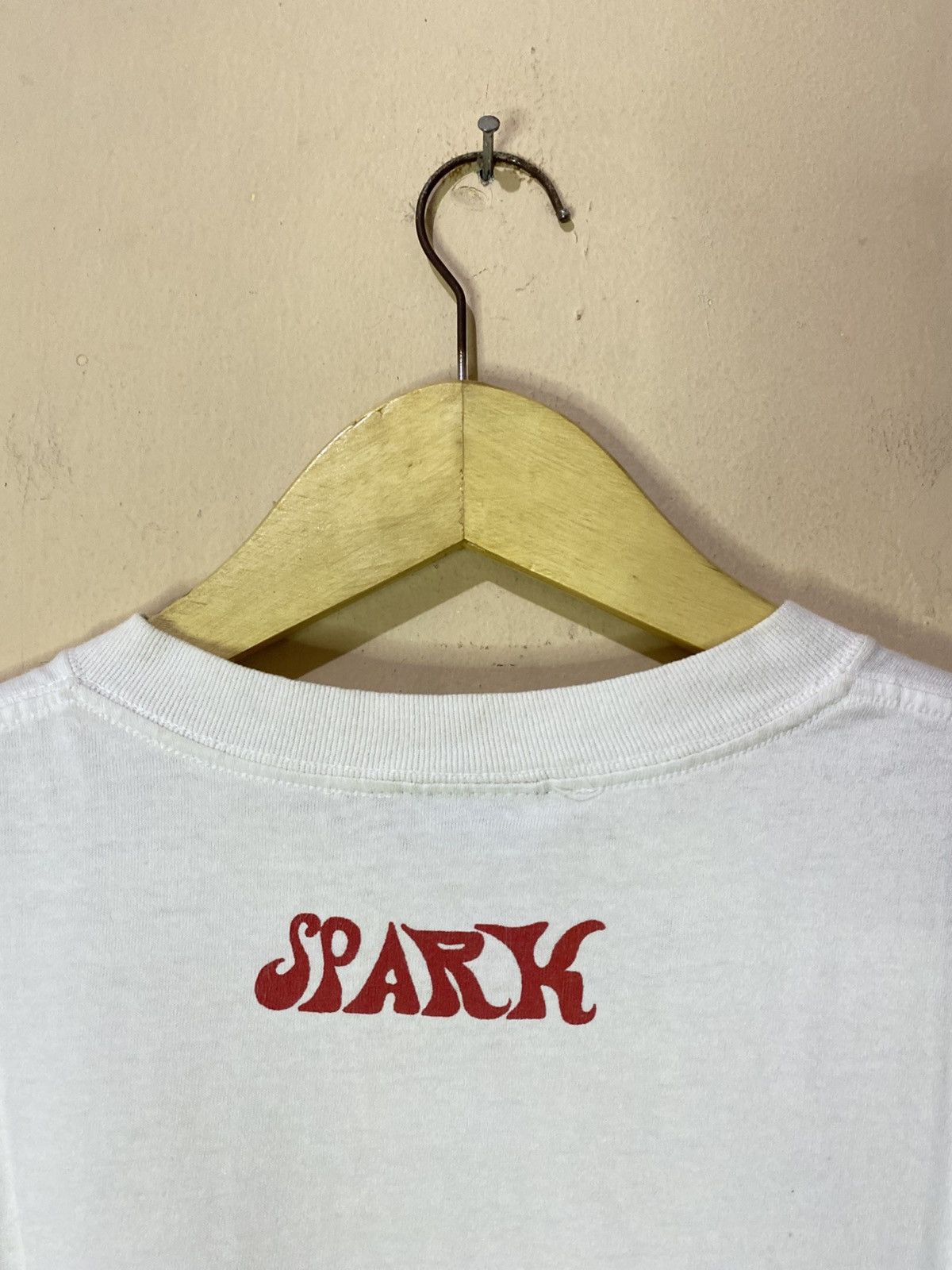 Vintage 90s Spark Skateboard Logo Tee Size US L / EU 52-54 / 3 - 9 Thumbnail