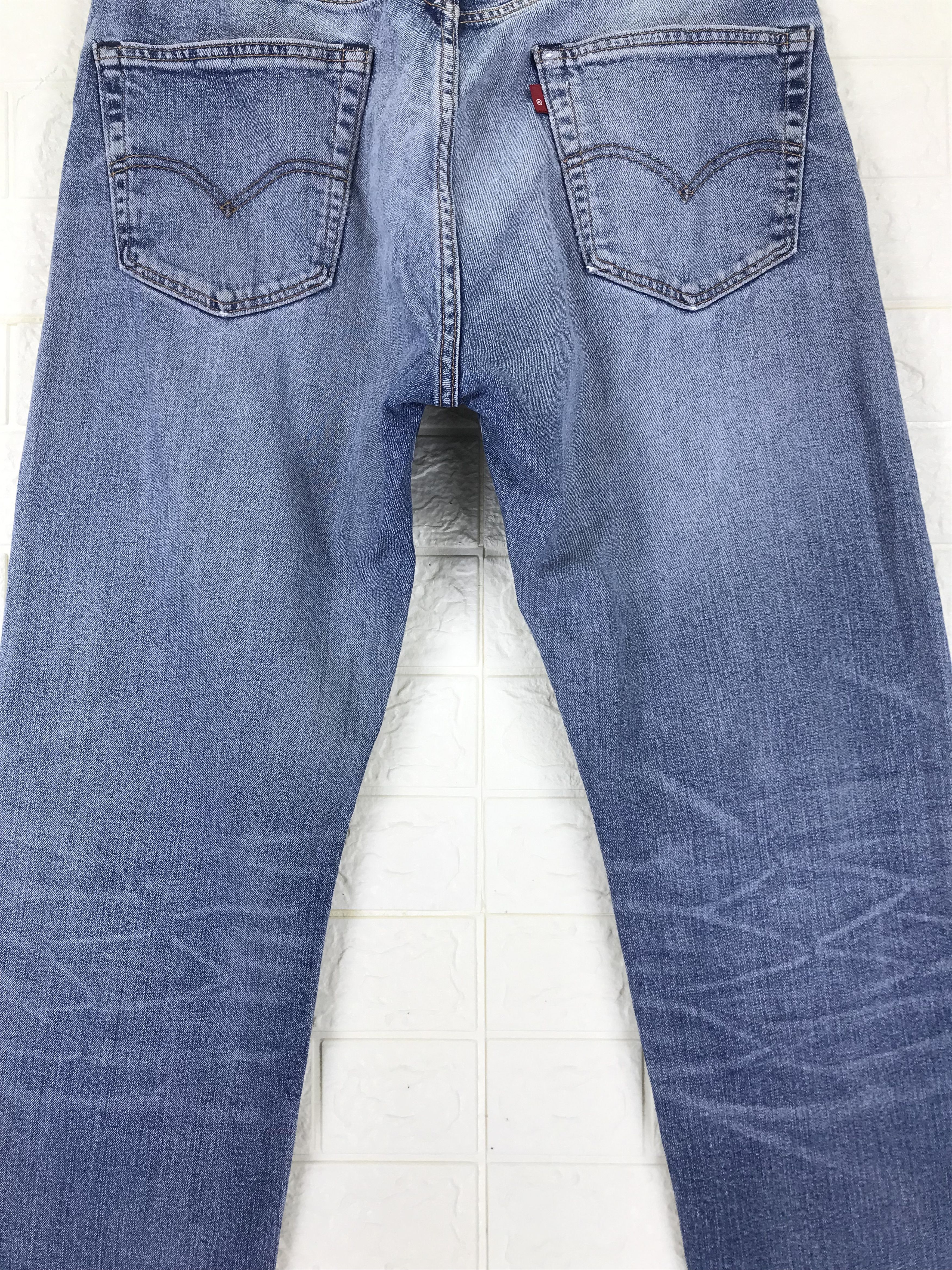 Levi's Vintage Levi's 505 Faded Blue Jeans Distressed Denim Size US 33 - 7 Thumbnail