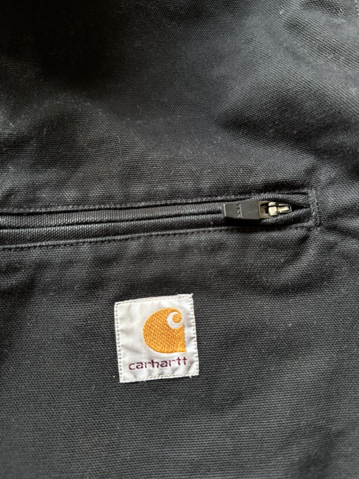 Carhartt × Vintage Vintage Carhartt Detroit Workwear Black Jacket Size US XXL / EU 58 / 5 - 7 Thumbnail