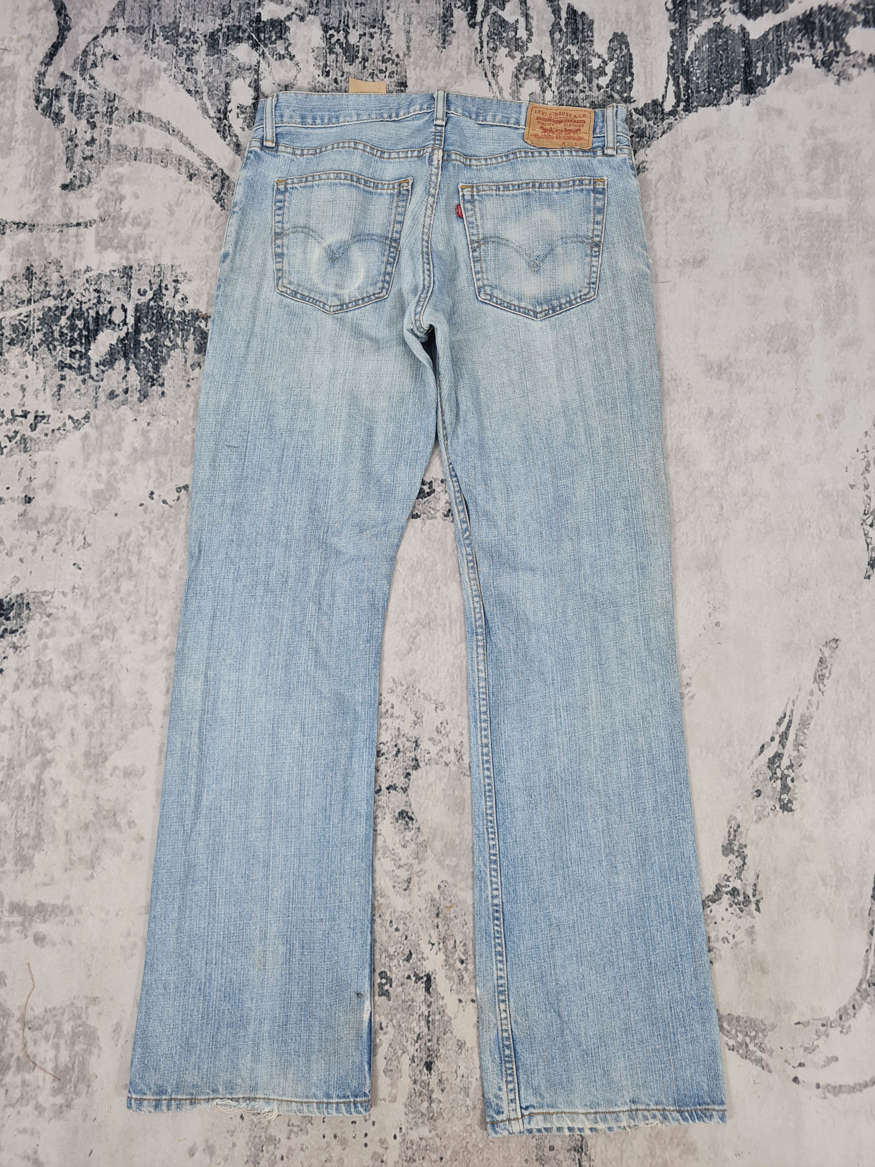 Levi's Vtg LEVIS 527 Bootcut Ripped Light Blue L0357 Size 35X34 Size US 35 - 8 Thumbnail
