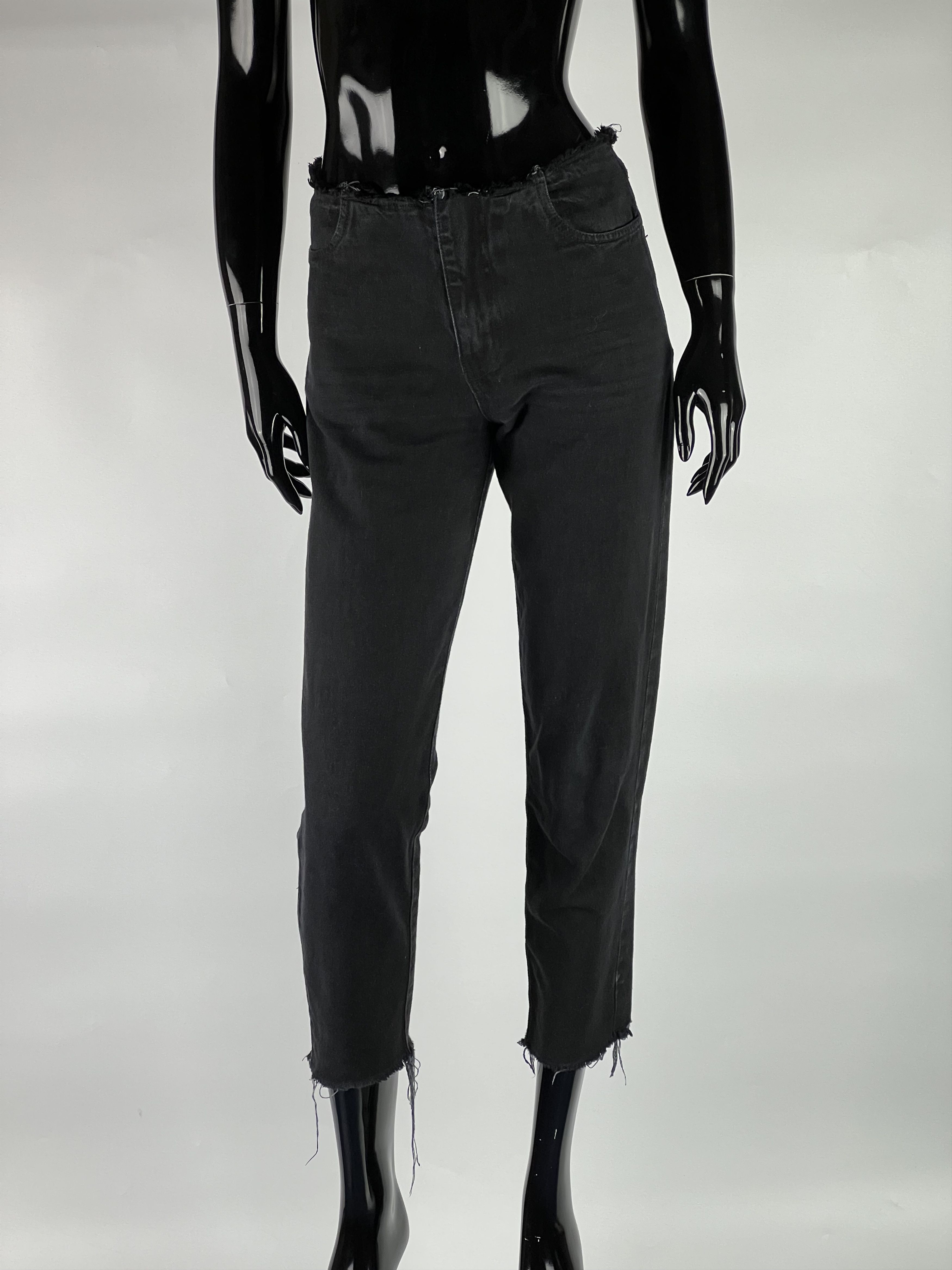 Marques'Almeida Marques Almeida Distressed Cropped Jeans Gray Size 0/XS Size 25" / US 0 / IT 36 - 1 Thumbnail