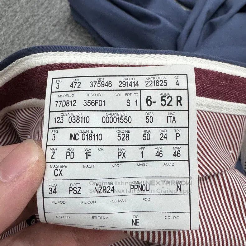 Ermenegildo Zegna Ermenegildo Zegna Blue Straight-Leg Pants. Size US 36 / EU 52 - 5 Thumbnail