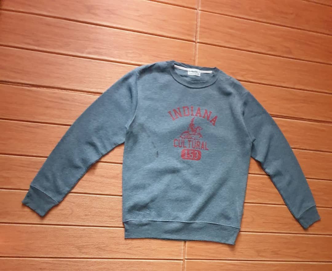 Japanese Brand Gembony indiana cultural grey colour sweatshirt Size US M / EU 48-50 / 2 - 4 Thumbnail