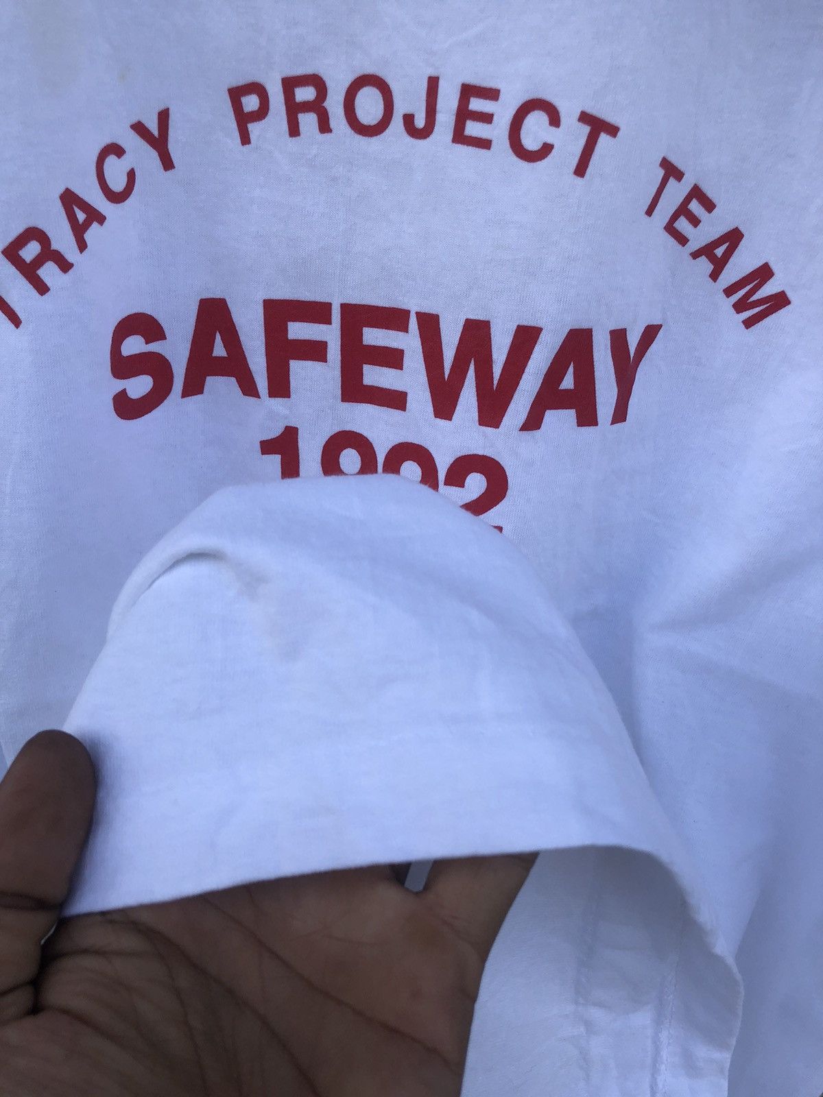 Japanese Brand × Vintage Vintage 90s Anvil 1992 Tracy Project Team Tshirts Size US XL / EU 56 / 4 - 7 Thumbnail