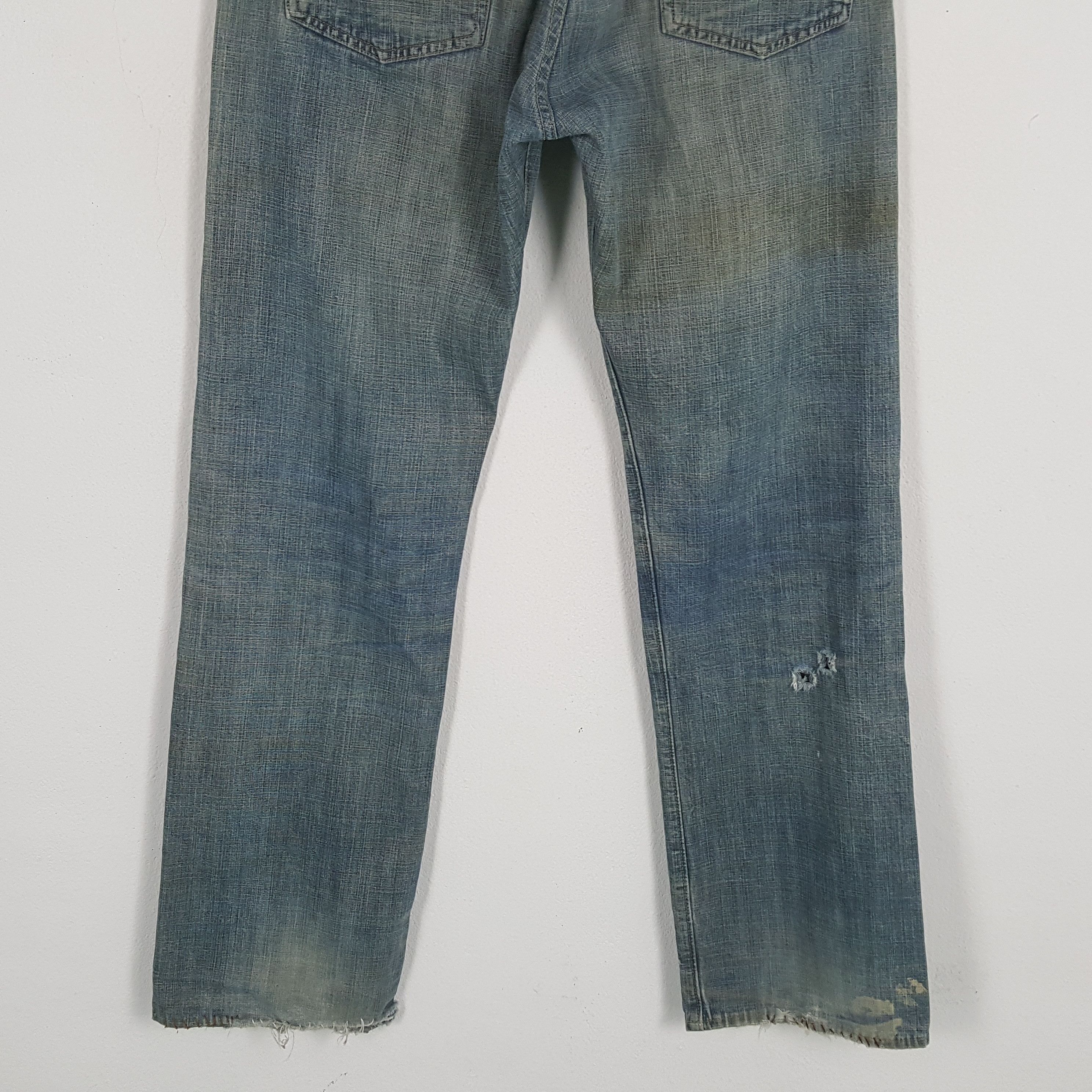 Japanese Brand × Sugar Cane × Vintage Vintage SUGAR CANE Japanese Fashion Brand Distressed Jeans Size US 31 - 6 Thumbnail