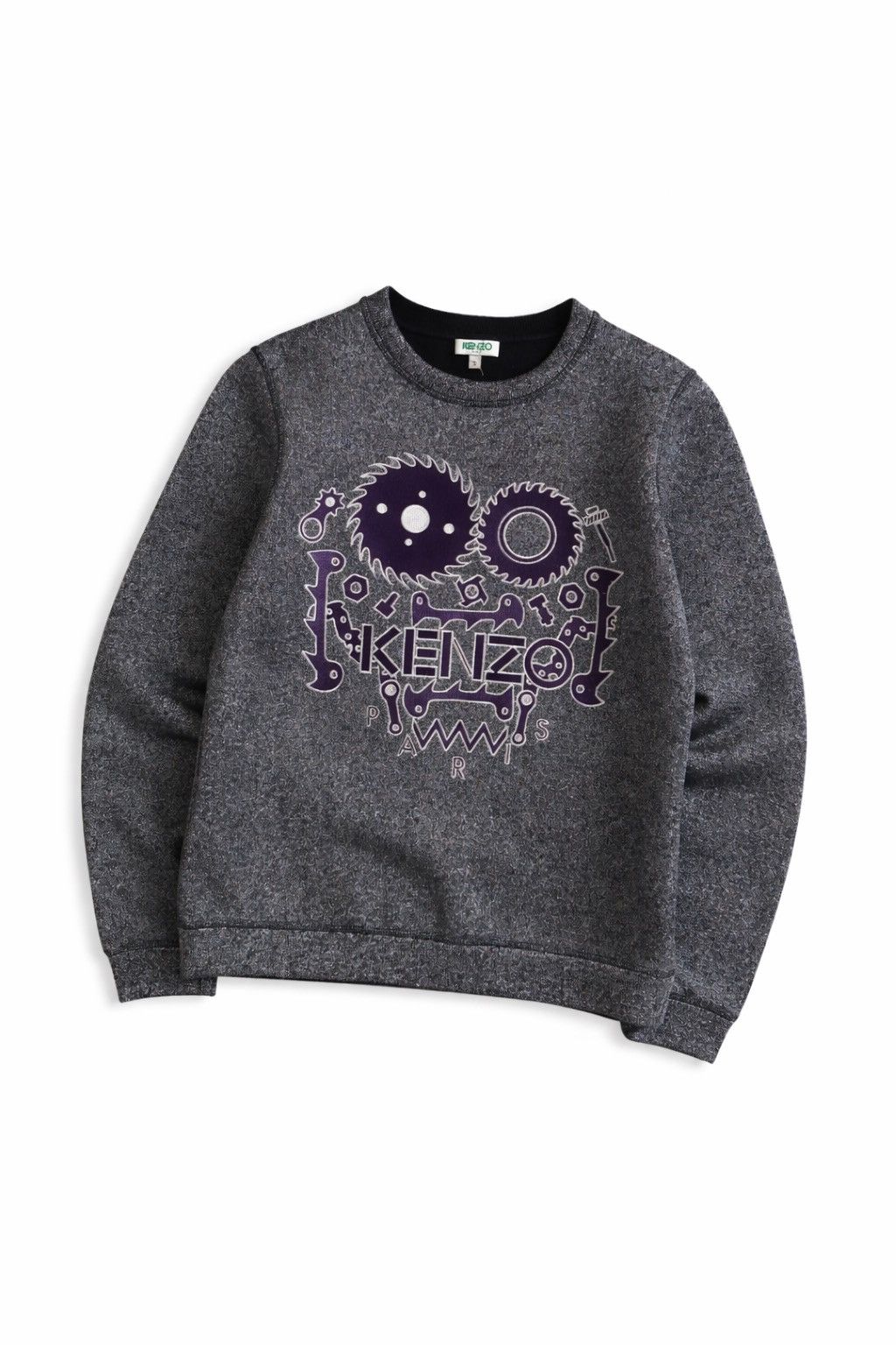 Kenzo Vintage RARE Kenzo Embroidered Monster Sweatshirt 90s Size S / US 4 / IT 40 - 1 Thumbnail