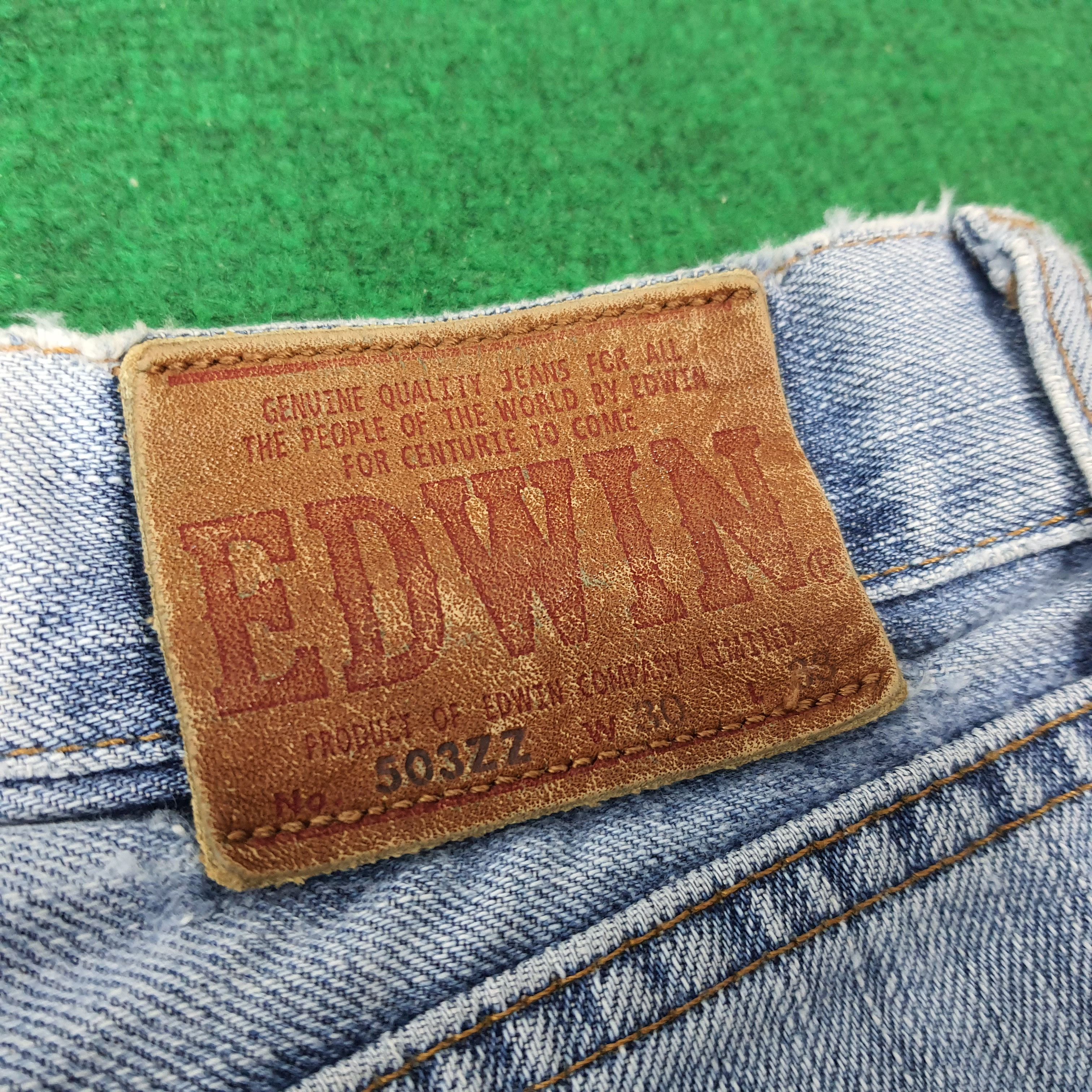 Edwin Vintage Edwin 503 Distressed Style Denim C272N24 Size US 29 - 7 Thumbnail