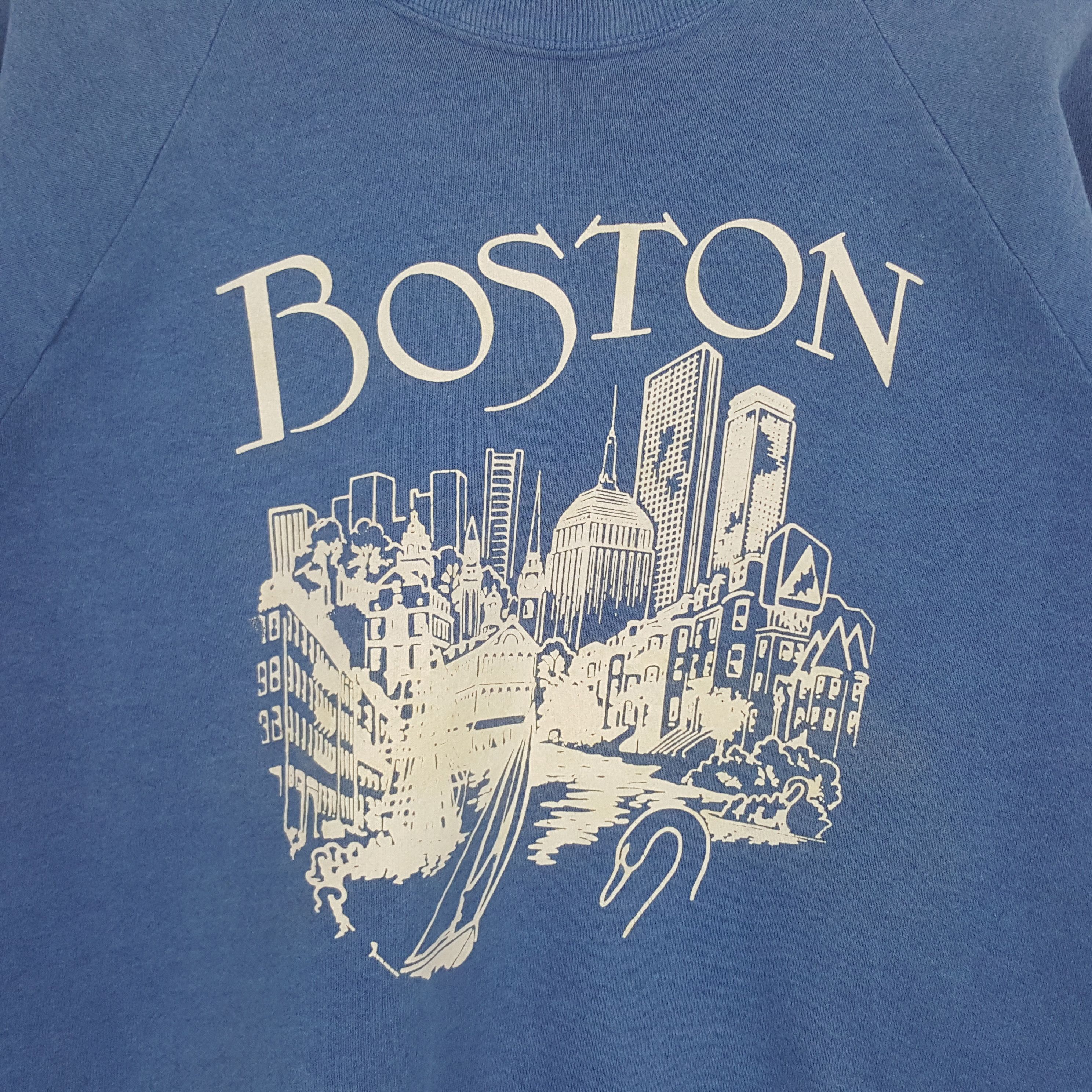 Vintage Vintage Boston American State 90's Sweatshirt C279N24 Size US M / EU 48-50 / 2 - 2 Thumbnail