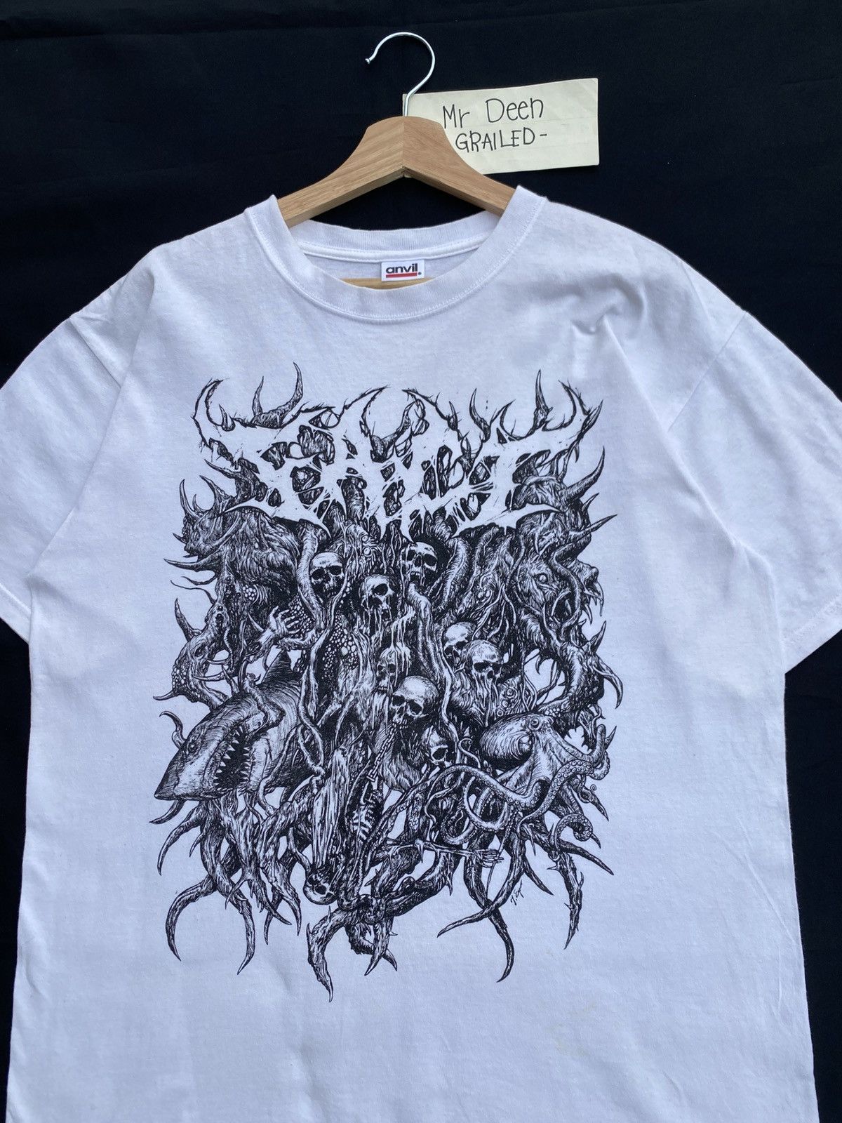 Vintage Rare Skulls Artistic Illustration Hell Life Devils Tshirt Size US L / EU 52-54 / 3 - 2 Thumbnail