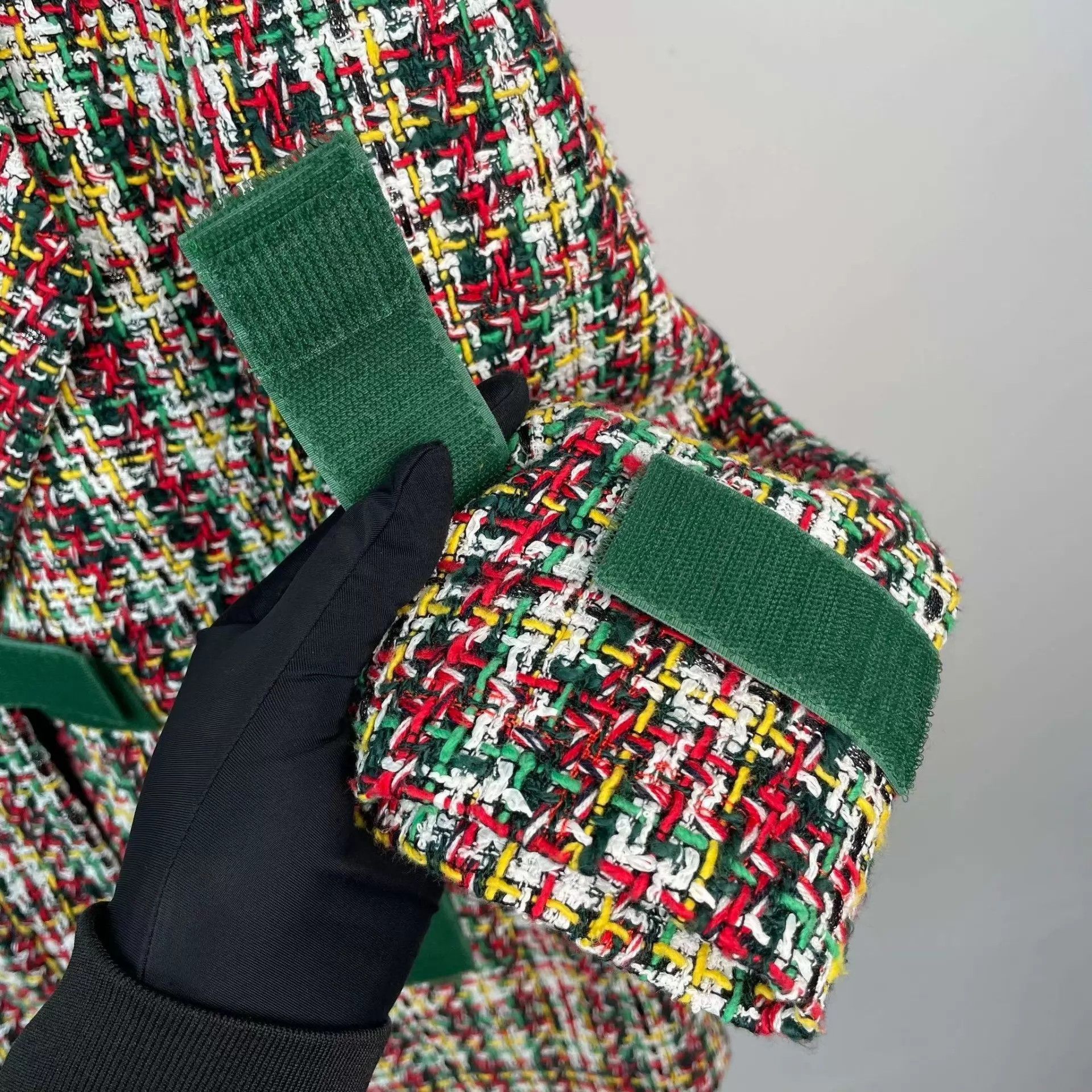 Chanel Chanel tweed jacket women's colorblocked FR38 17S Size S / US 4 / IT 40 - 6 Thumbnail