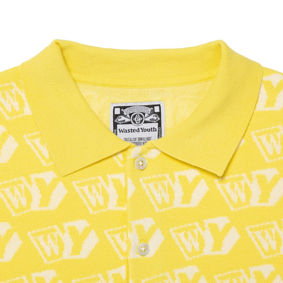 Japanese Brand Wasted Youth Polo Size ONE SIZE - 3 Thumbnail