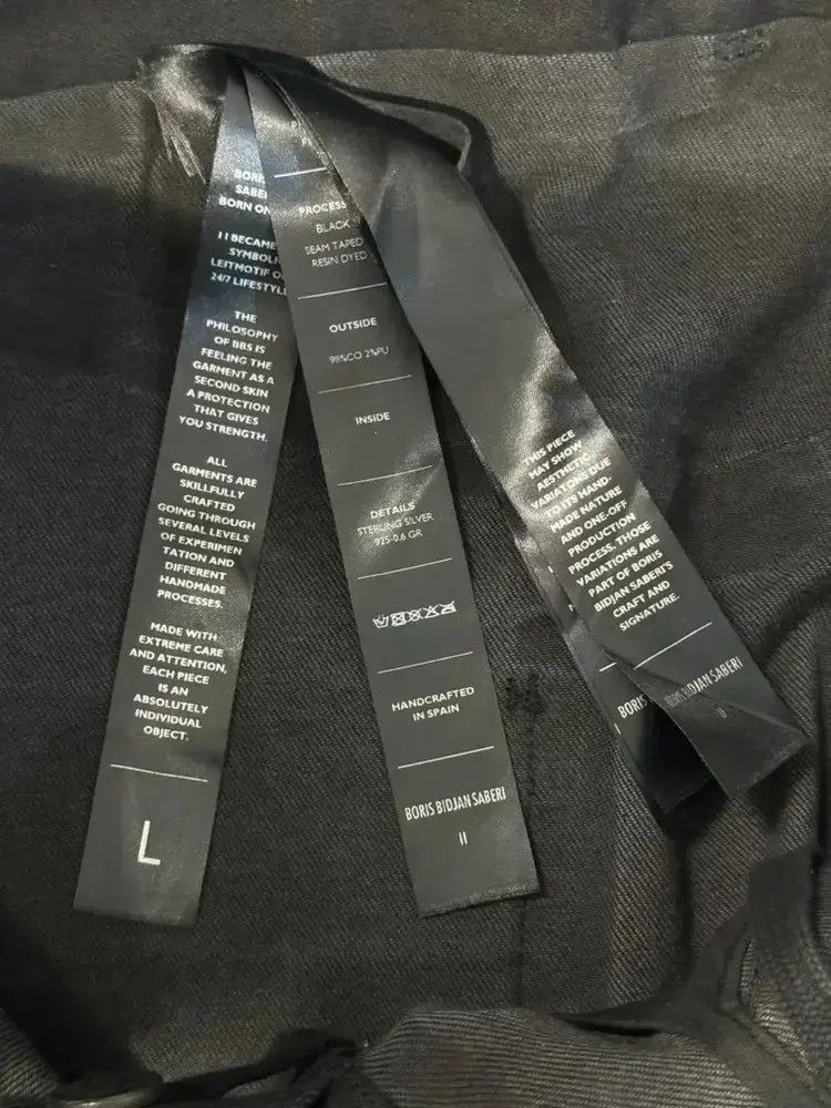 Boris Bidjan Saberi Sz L 11 By Boris Bidjan Saberi P14 Patches Denim-2505 Size US 34 / EU 50 - 3 Thumbnail