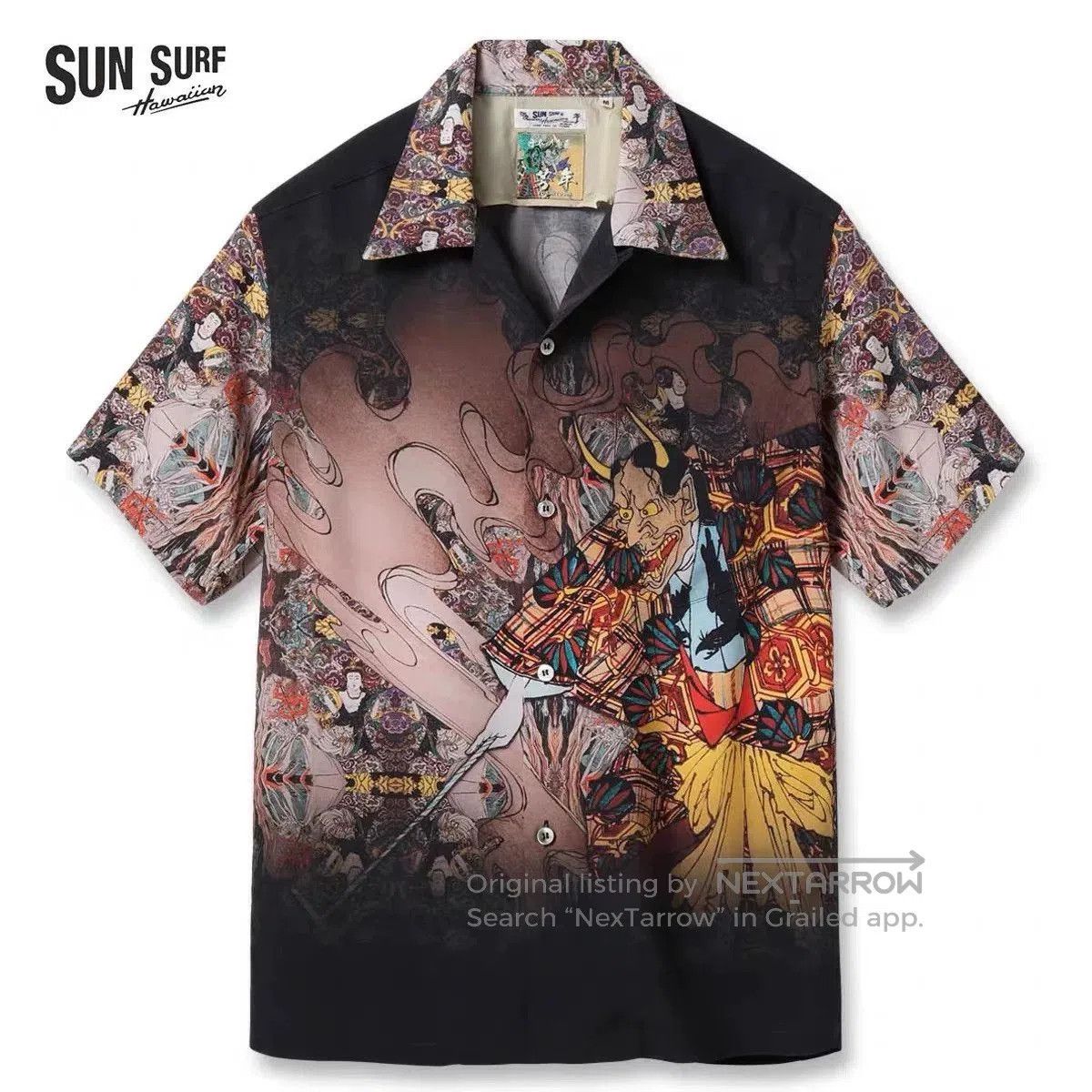 Sun Surf SUN SURF x Tsukioka Yoshitoshi Rayon Hawaiian Shirt. Size US M / EU 48-50 / 2 - 1 Thumbnail