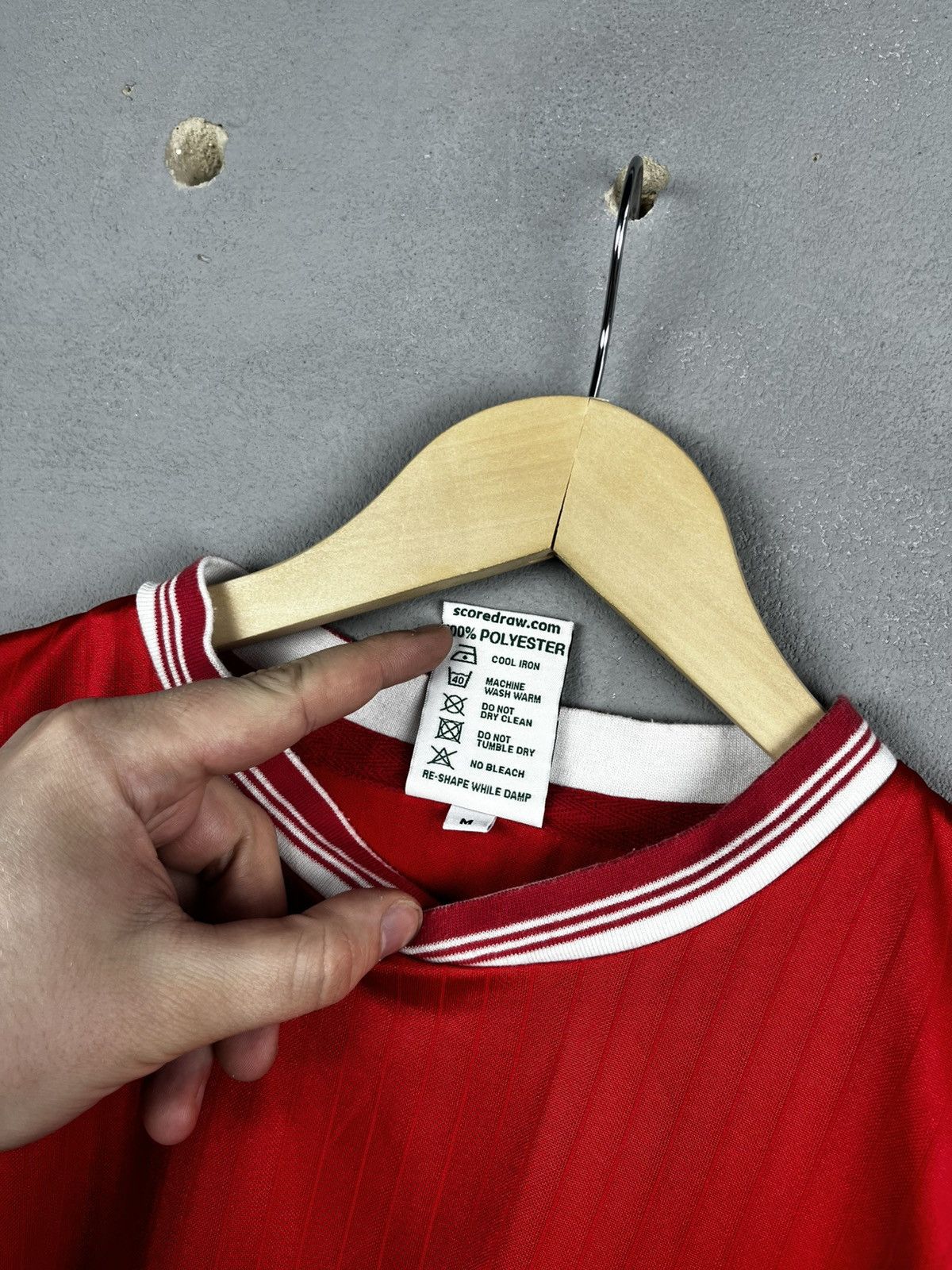 Vintage ARSENAL LONDON 80s HOME FOOTBALL SHIRT SOCCER JERSEY SCOR Size US M / EU 48-50 / 2 - 2 Thumbnail