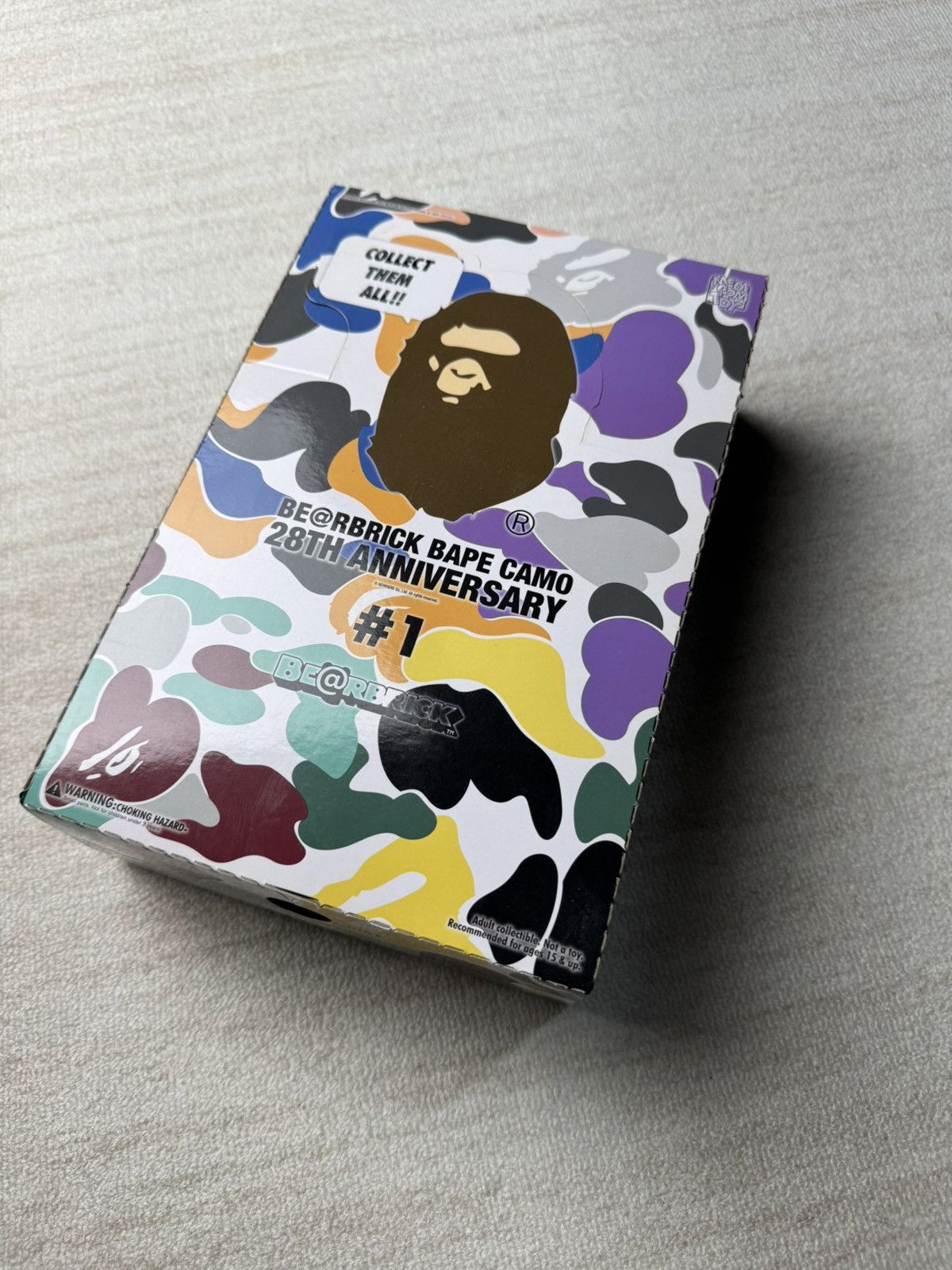 Bape Bearbrick bape 28th anniversary camo 1# sealed case 100% Size ONE SIZE - 1 Thumbnail