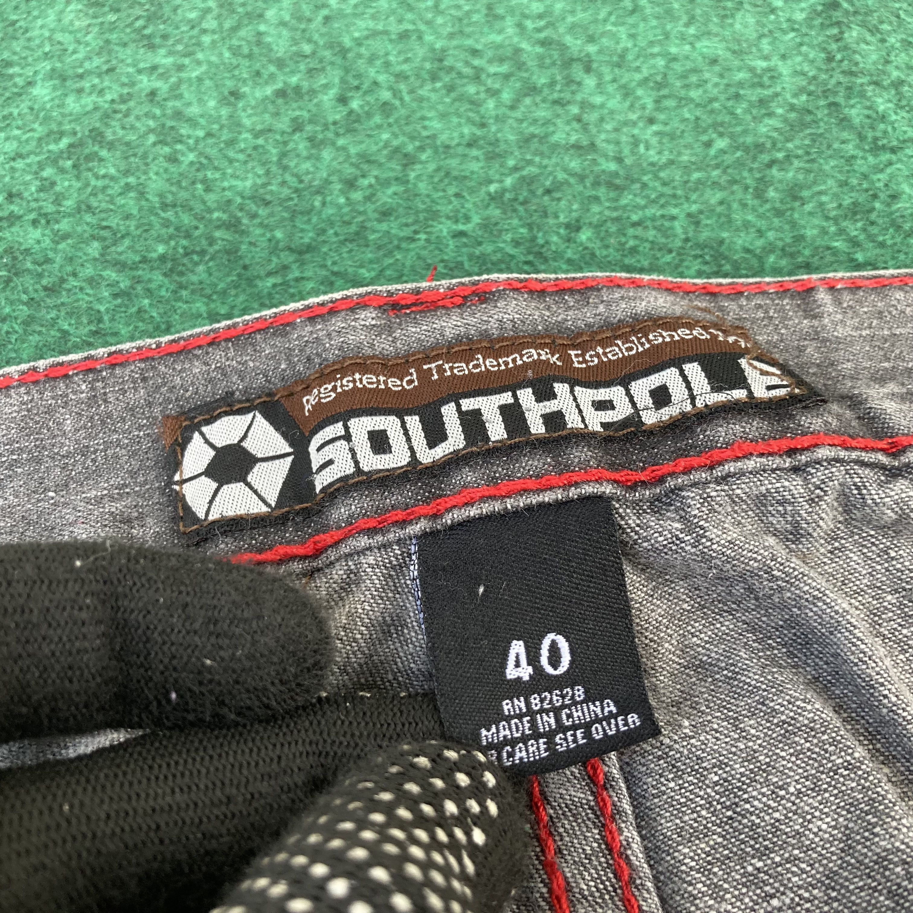 Southpole × Vintage 39x33.5 Vtg Southpole Baggy Sz 39 Jeans Size US 39 - 5 Thumbnail