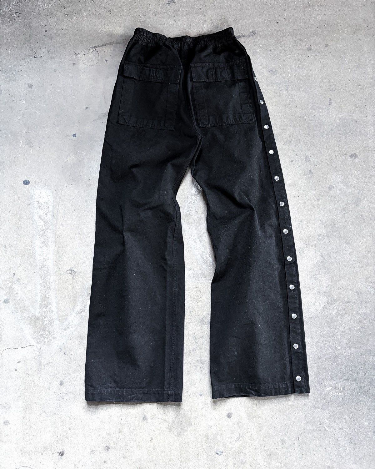 Rick Owens S/S25 “HOLLYWOOD” CANVAS PUSHER PANTS Size US 30 / EU 46 - 5 Thumbnail