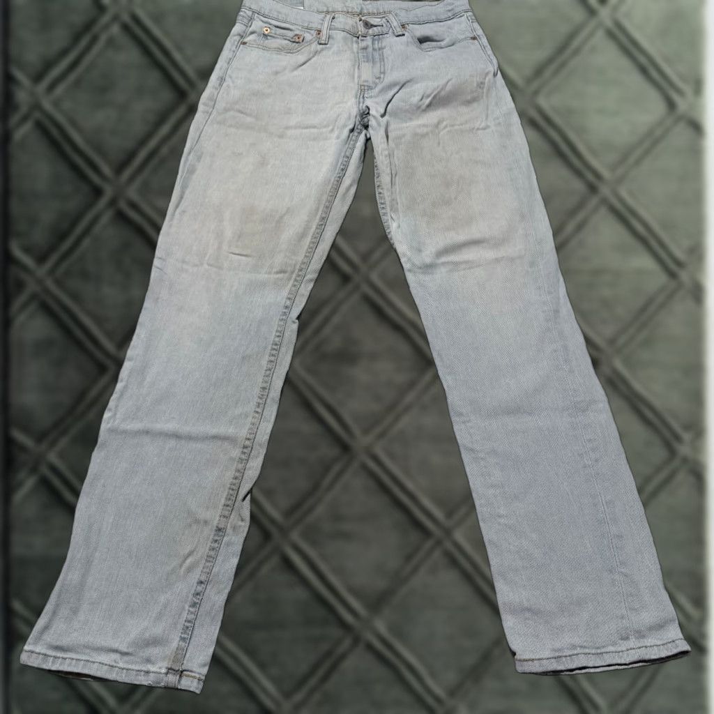 Levi's Levi’s 514 Jeans Men Blue Denim Classic Straight Fit Zip Fly Distressed 30x32 - Jeans Color: Blue Mens Size US 30 / EU 46 - 1 Thumbnail
