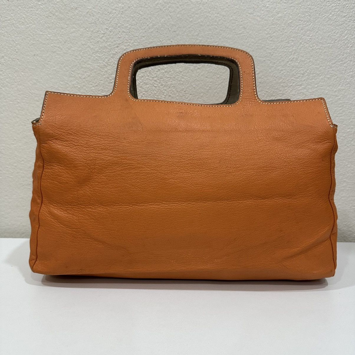 Miu Miu ‼️LASTDROP‼️ VINTAGE MIU MIU LEATHER TOP HANDLE BAG Size ONE SIZE - 3 Thumbnail