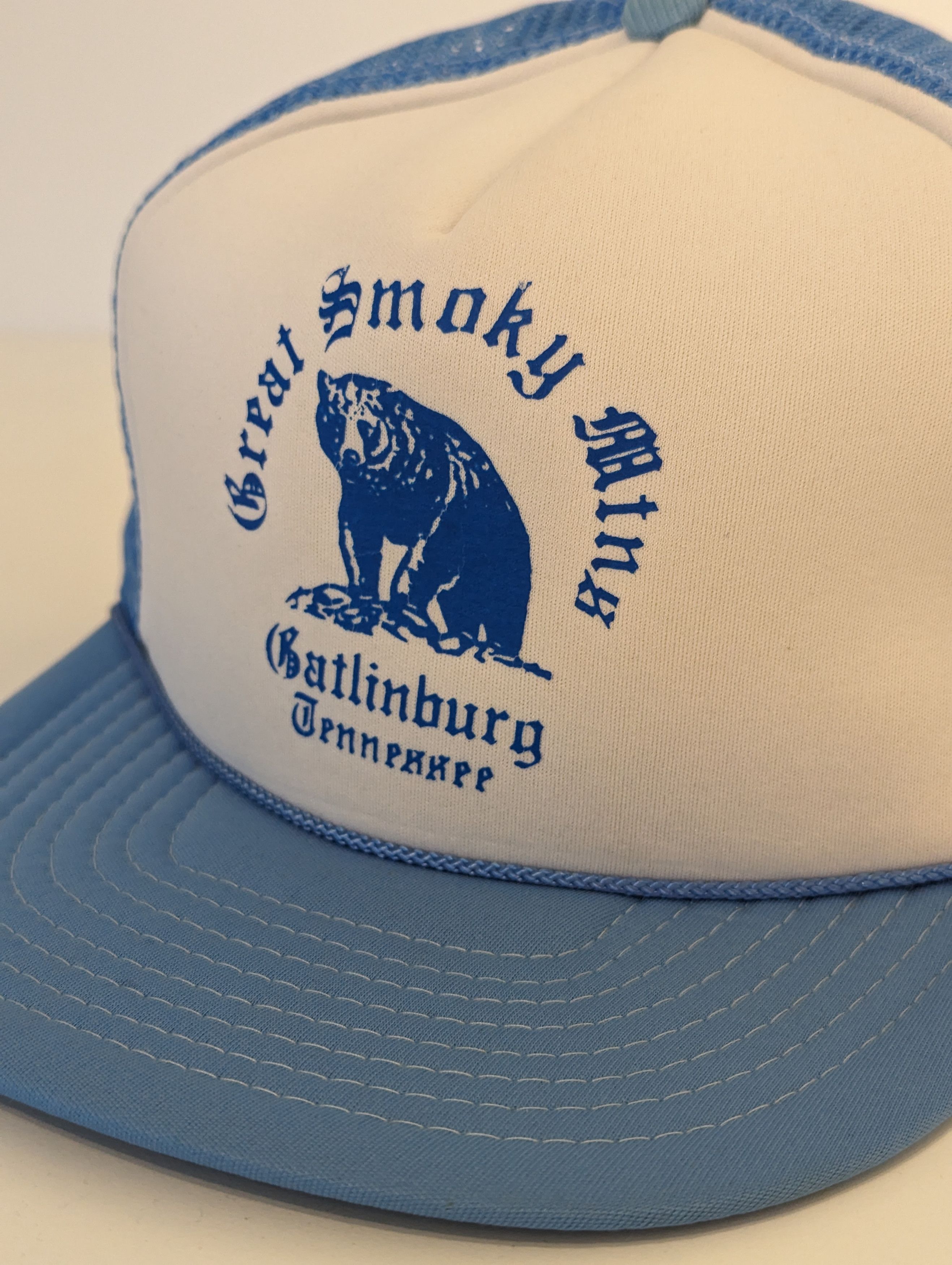 Vintage Vintage Great Smoky Mountains Galtinburg Tenn Strapback Hat Size ONE SIZE - 5 Thumbnail