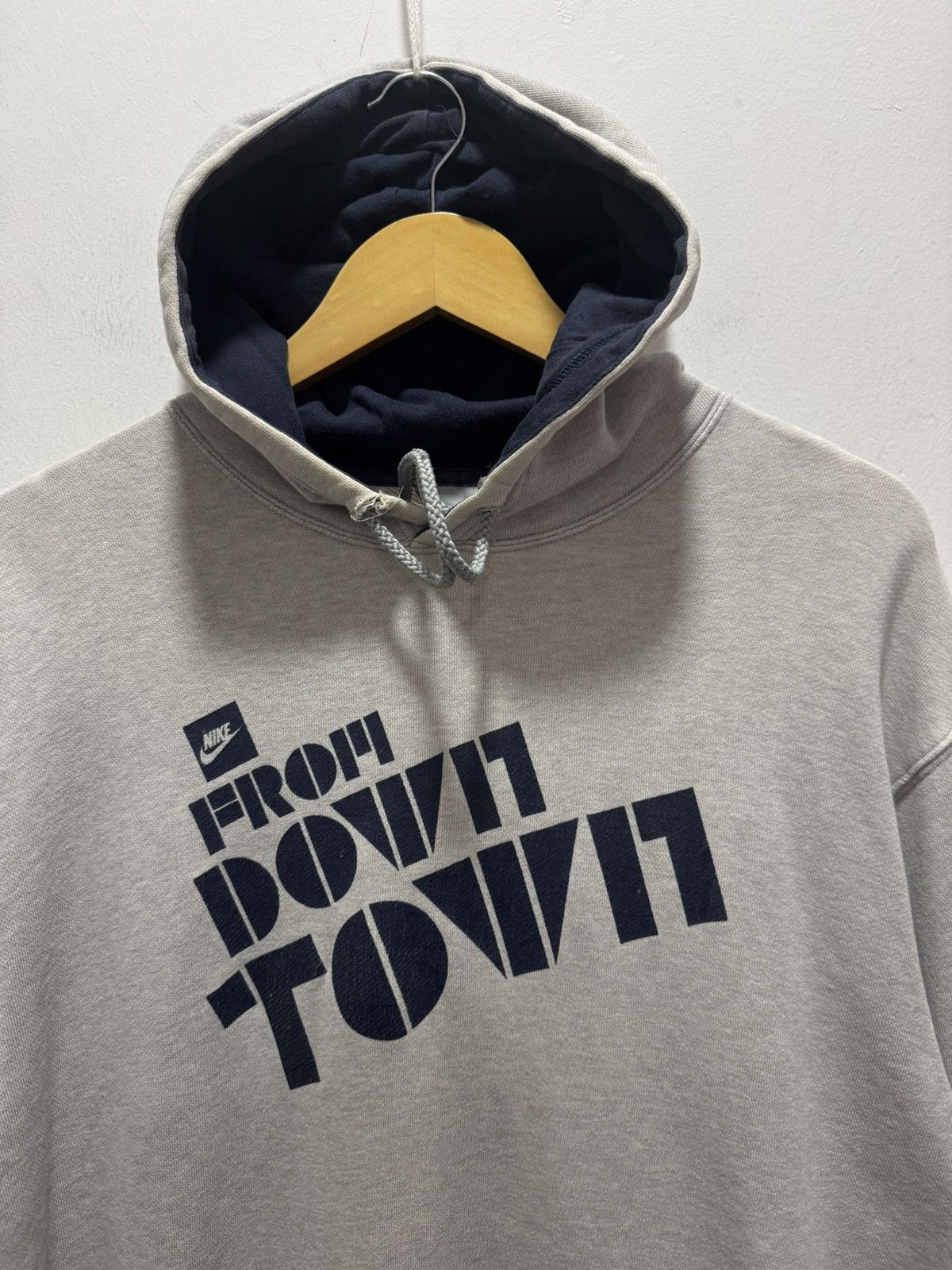 Nike × Vintage Y2k NIKE SPELLOUT HOODIE SWEATSHIRT Size US L / EU 52-54 / 3 - 2 Thumbnail