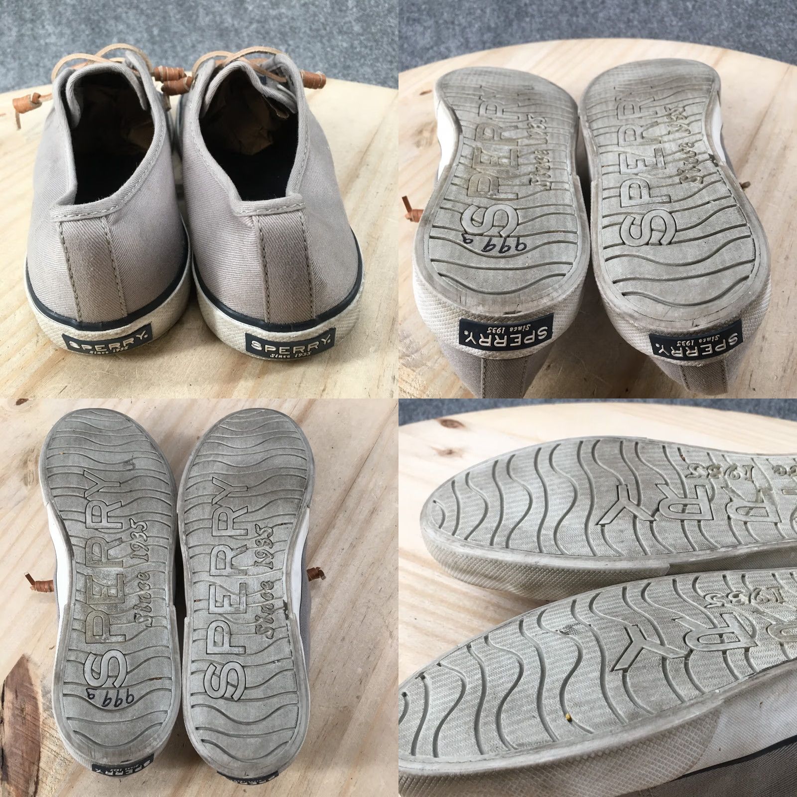 Sperry SPERRY Top Sider Sneaker Gray Fabric Low Top Womens 8.5M Seacoast Sts95729 Size M / US 6-8 / IT 42-44 - 8 Thumbnail
