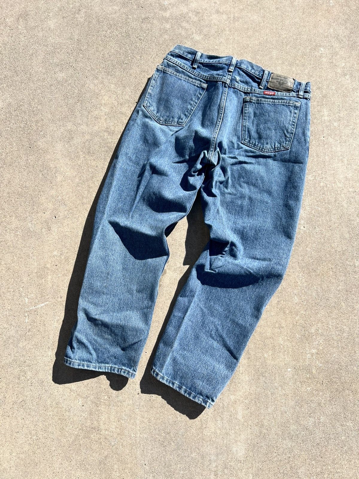 Wrangler Vintage blue wrangler jeans 38x29 Size US 38 / EU 54 - 2 Thumbnail