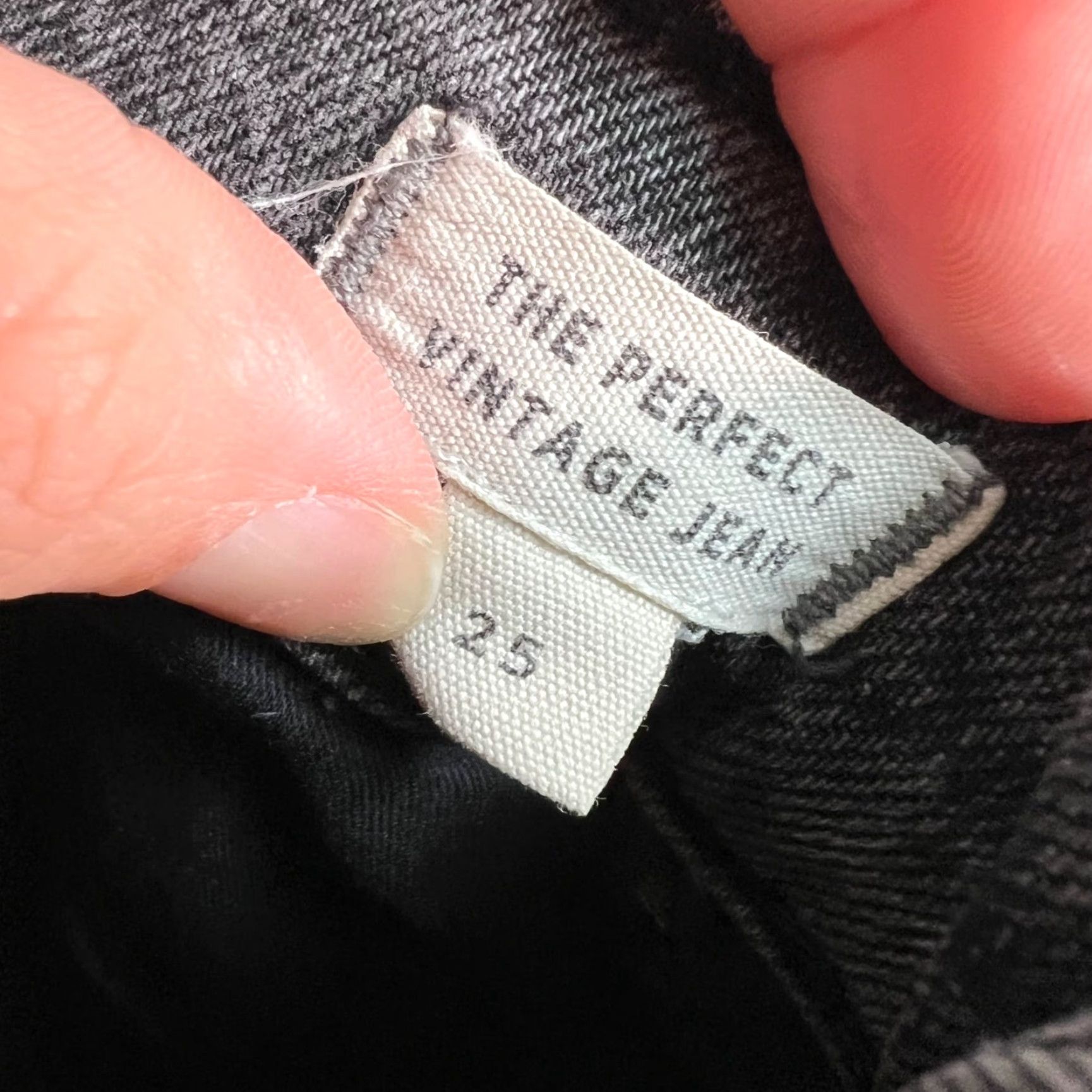 Madewell VINTAGE Madewell Womens Jeans The Perfect Gray High Rise Slim Fit Denim Size 25 Size 42" / US 20 - 4 Thumbnail