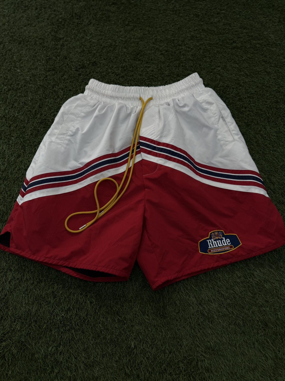 Rhude Rhude Red White Shorts Size Medium 🧼 Size US 29 - 1 Thumbnail