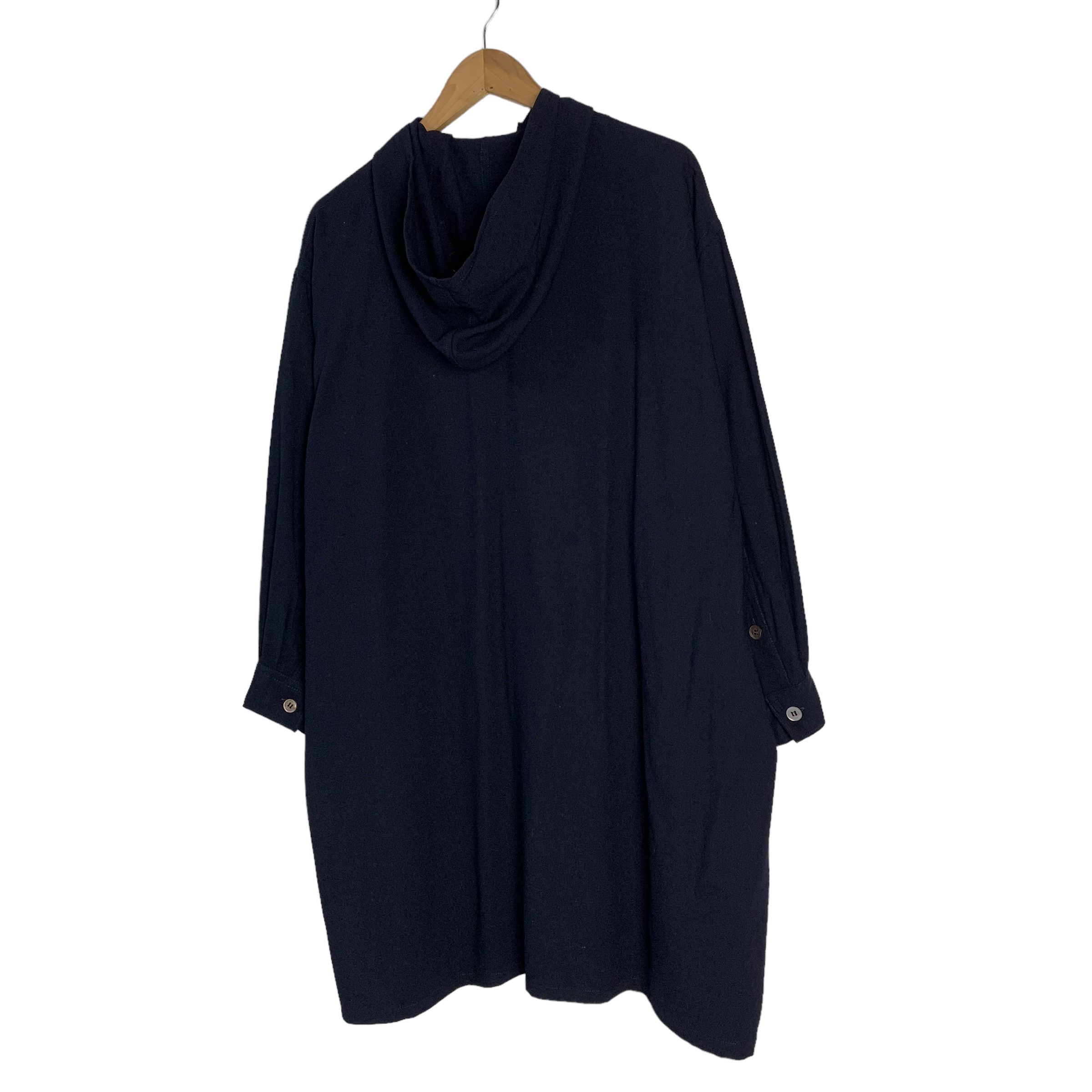 Yohji Yamamoto Y's Yohji Yamamoto Hooded Long Jacket Size US L / EU 52-54 / 3 - 9 Thumbnail