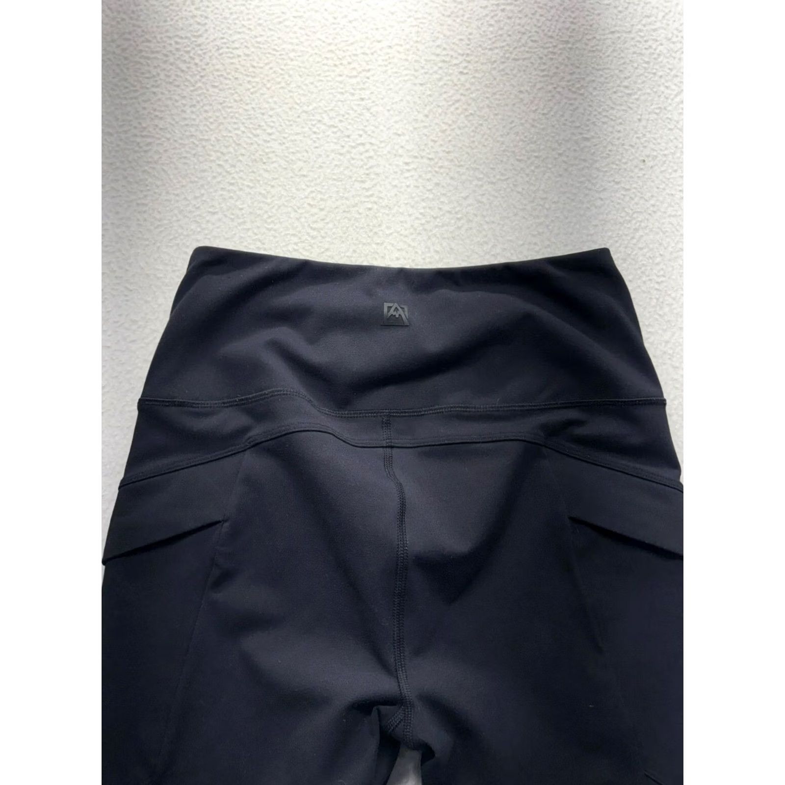 Avalanche Avalanche Womens Leggings Black High-Waisted With Side Pockets S Regular Activewear Pants Women’s Small Size 28" / US 6 / IT 42 - 5 Thumbnail
