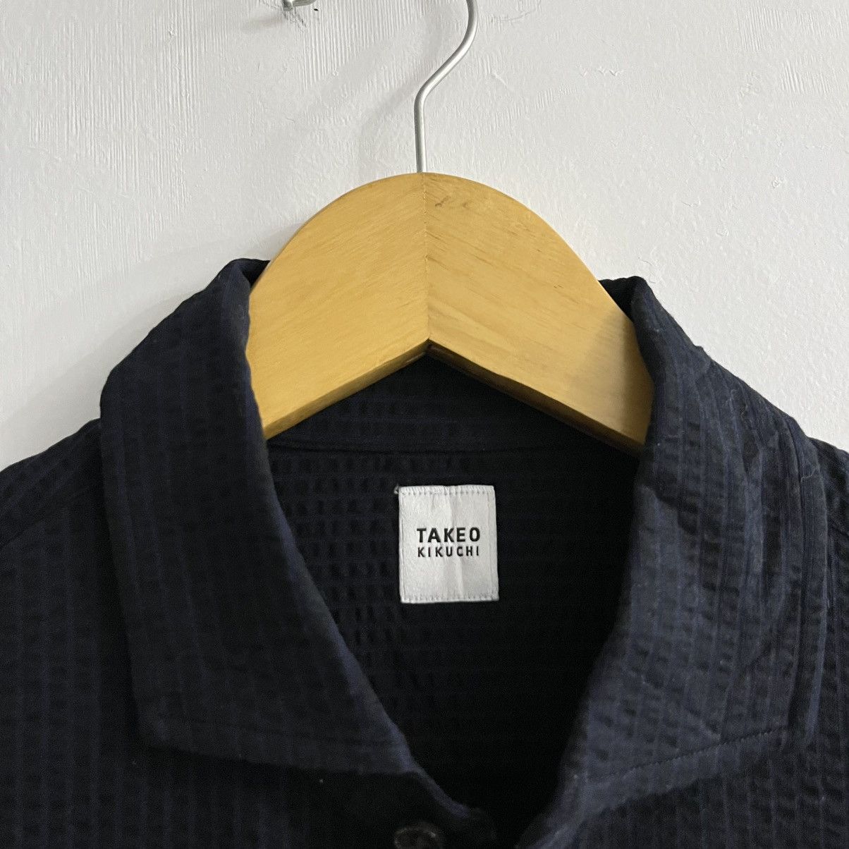 Takeo Kikuchi Takeo Kikuchi - Textured 3/4 Sleeve Button Up Size US M / EU 48-50 / 2 - 4 Thumbnail