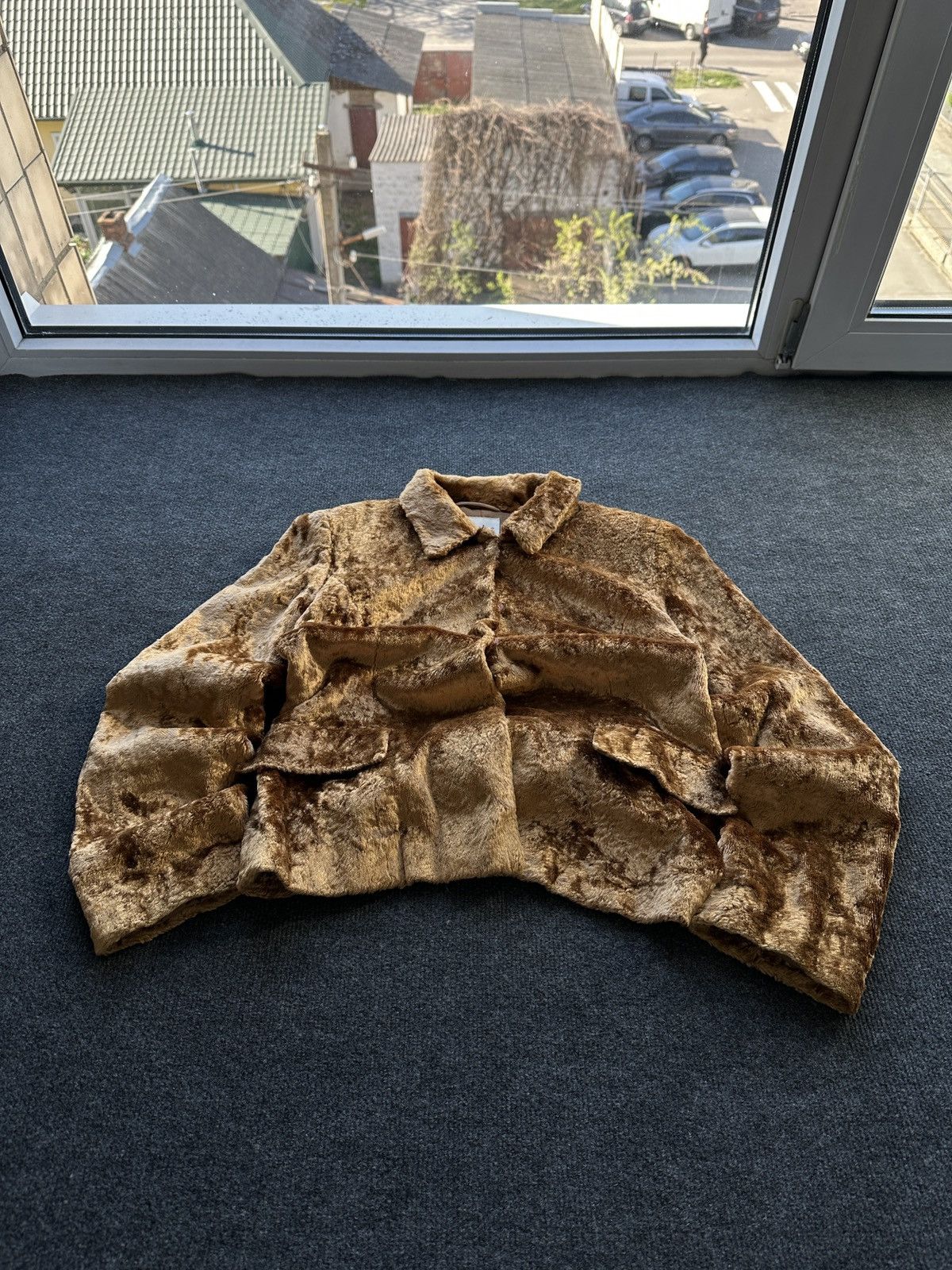 Other WMN LUXURY 🚨 FAUX FUR BROWN BEIGE JACKET OPIUM LONG SLEEVE Size M / US 6-8 / IT 42-44 - 2 Thumbnail