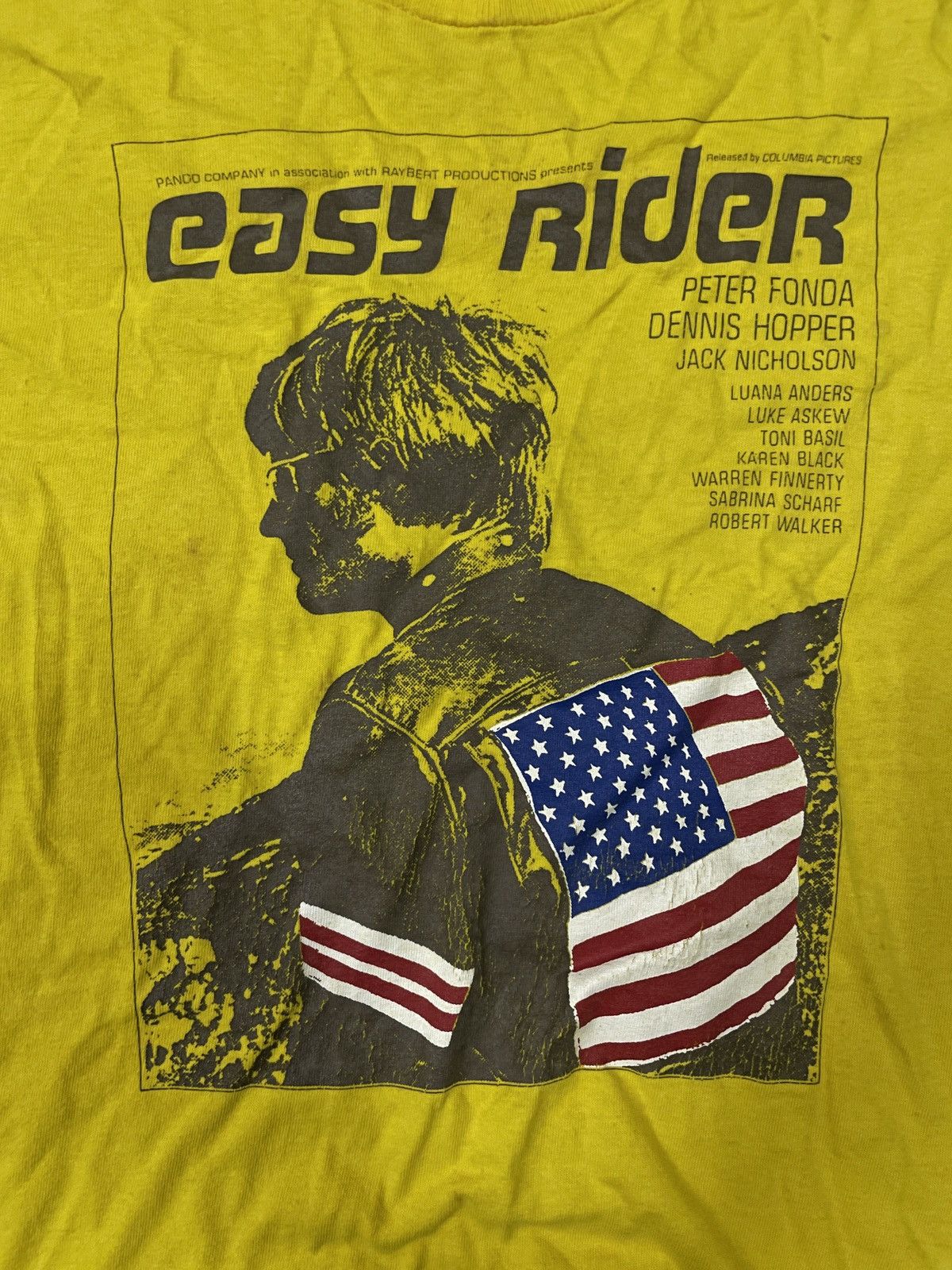 Delta × Vintage Vintage 90s Easy Rider “PETER FONDA” Poster Movie Tshirts Size US S / EU 44-46 / 1 - 2 Thumbnail