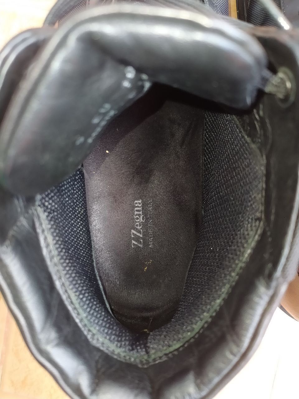 Z Zegna Z ZEGNA LEATHER HIGHT TOP TRAINERS SHOES SIZE 9 EU 43 Size US 9 / EU 42 - 10 Thumbnail