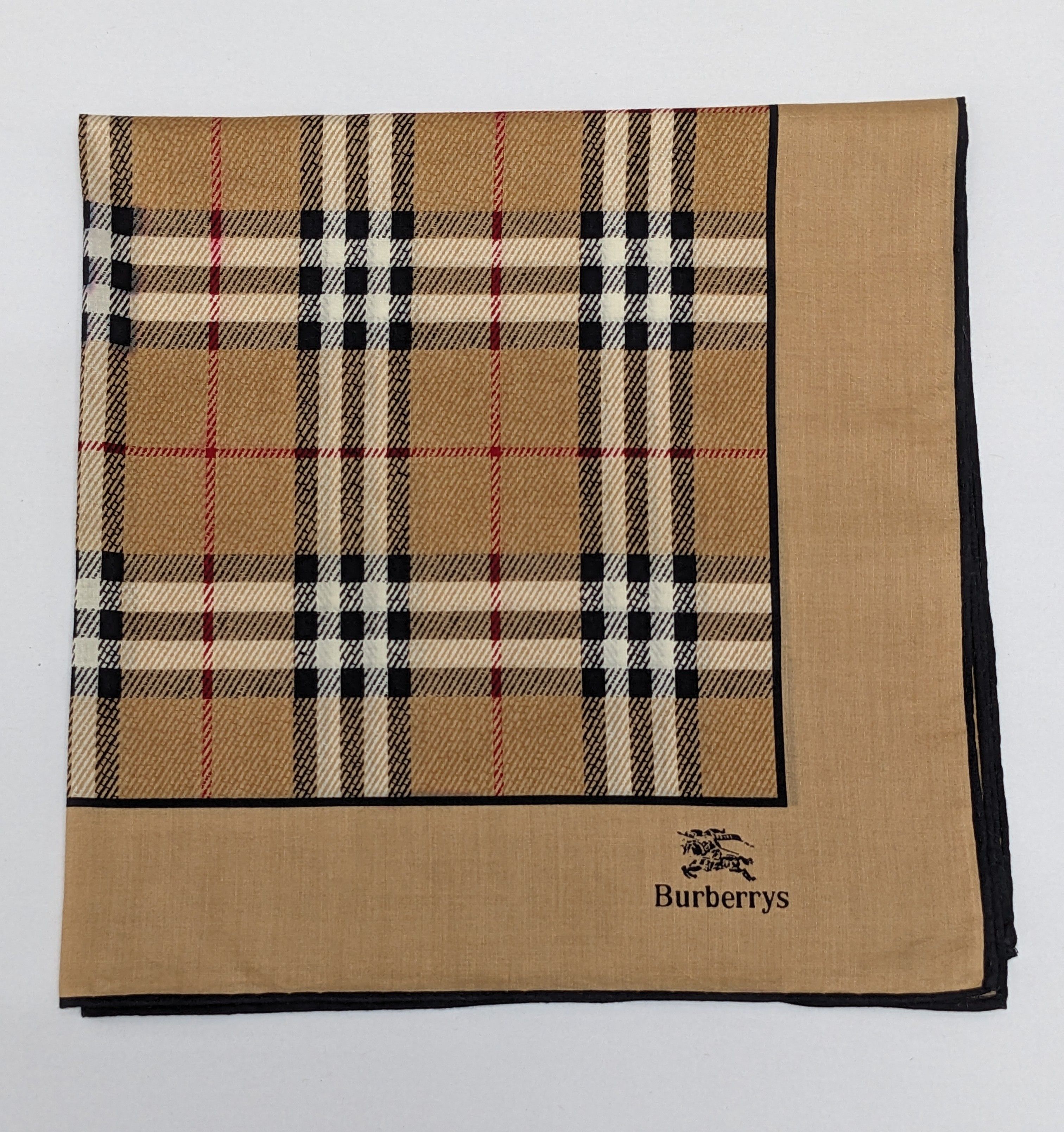 Burberry Vintage Burberrys Handkerchief Scarf Nova Check Size ONE SIZE - 1 Thumbnail