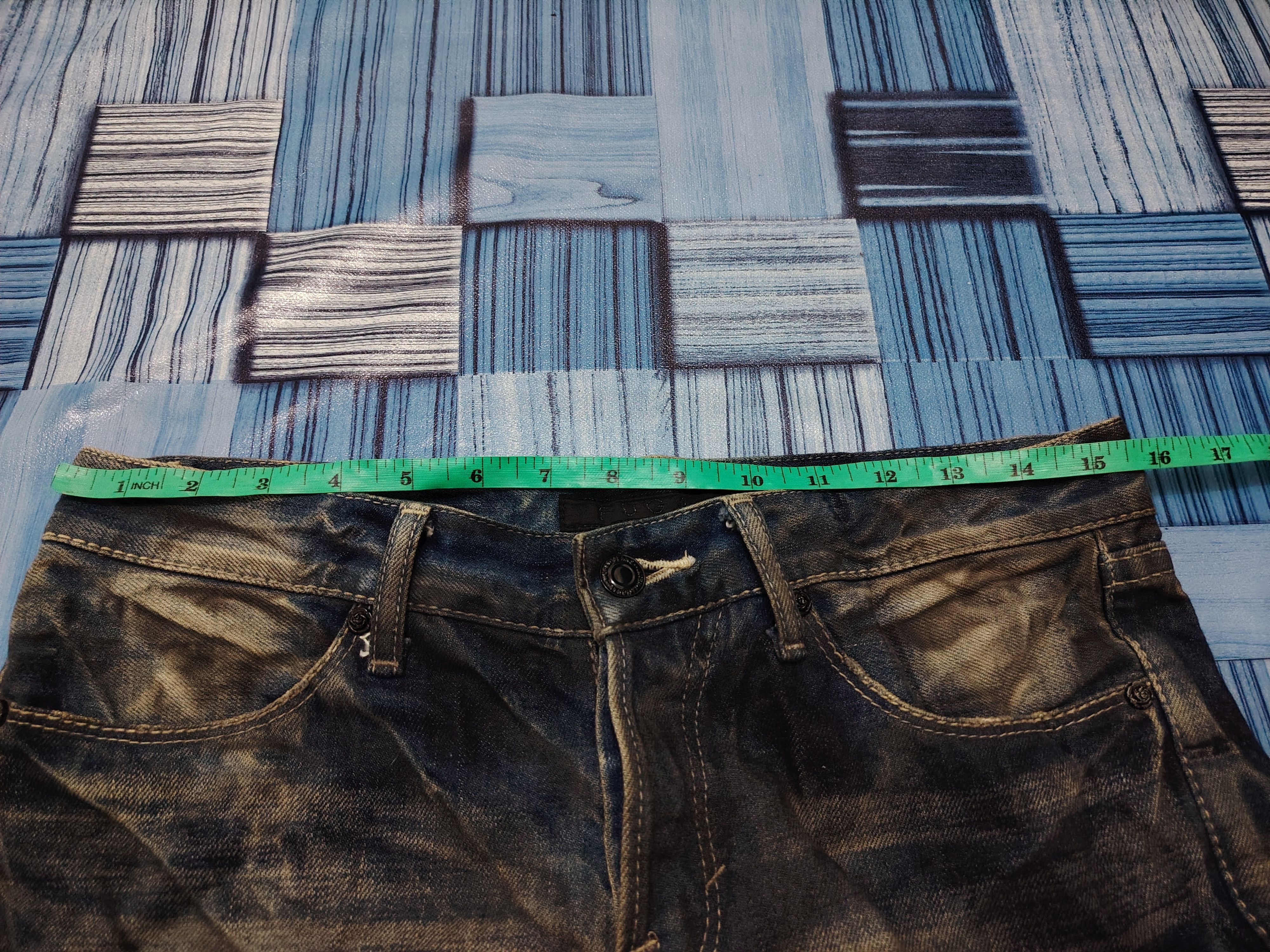 GOSTAR DE FUGA 💥Insane💥Rare💥Fuga Distressed Flared Jeans inspired I6W9 Size US 30 / EU 46 - 19 Thumbnail
