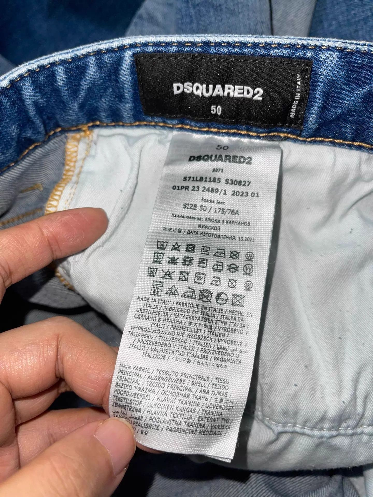 Dsquared2 Dsquared2 D2 Roadie Jeans 50/52 New with Tags Size US 34 / EU 50 - 8 Thumbnail