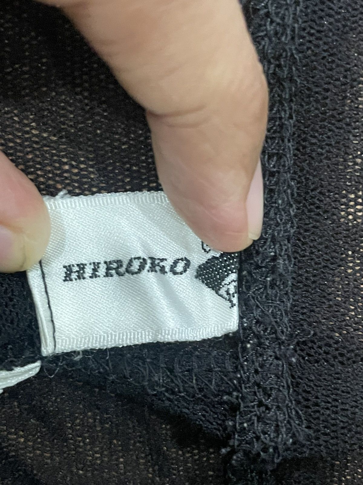 Hiroko Koshino Homme Hiroko Koshino Turtleneck Fishnet Size ONE SIZE - 6 Thumbnail