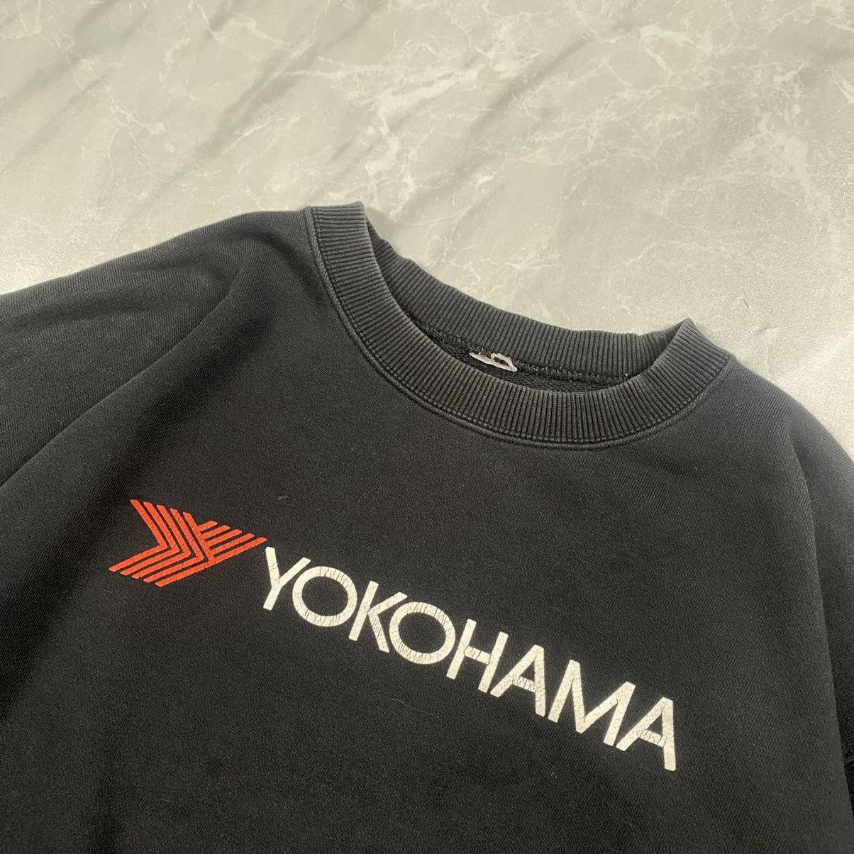 Japanese Brand Vintge Yokohama Battery Boxy Crewneck Size US M / EU 48-50 / 2 - 2 Thumbnail