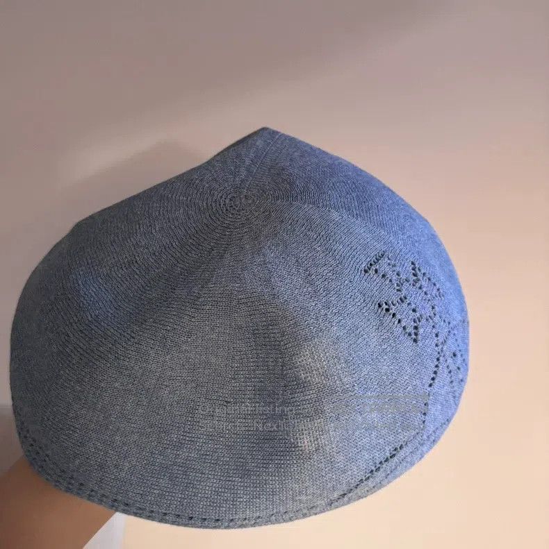 Vivienne Westwood Vivienne Westwood Misty Blue Saturn Cut-Out Beret Size ONE SIZE - 3 Thumbnail